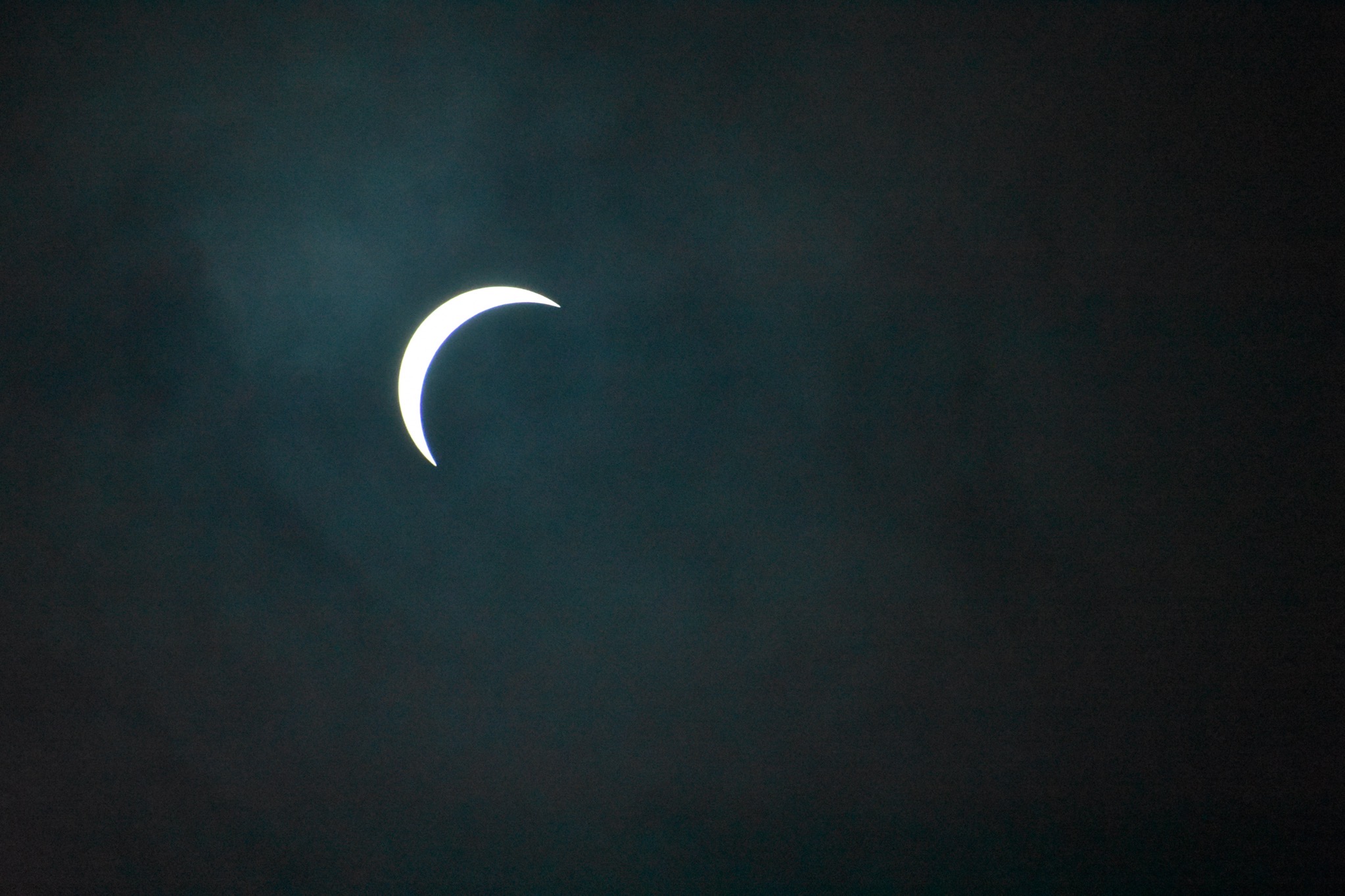 A glimpse of the sun