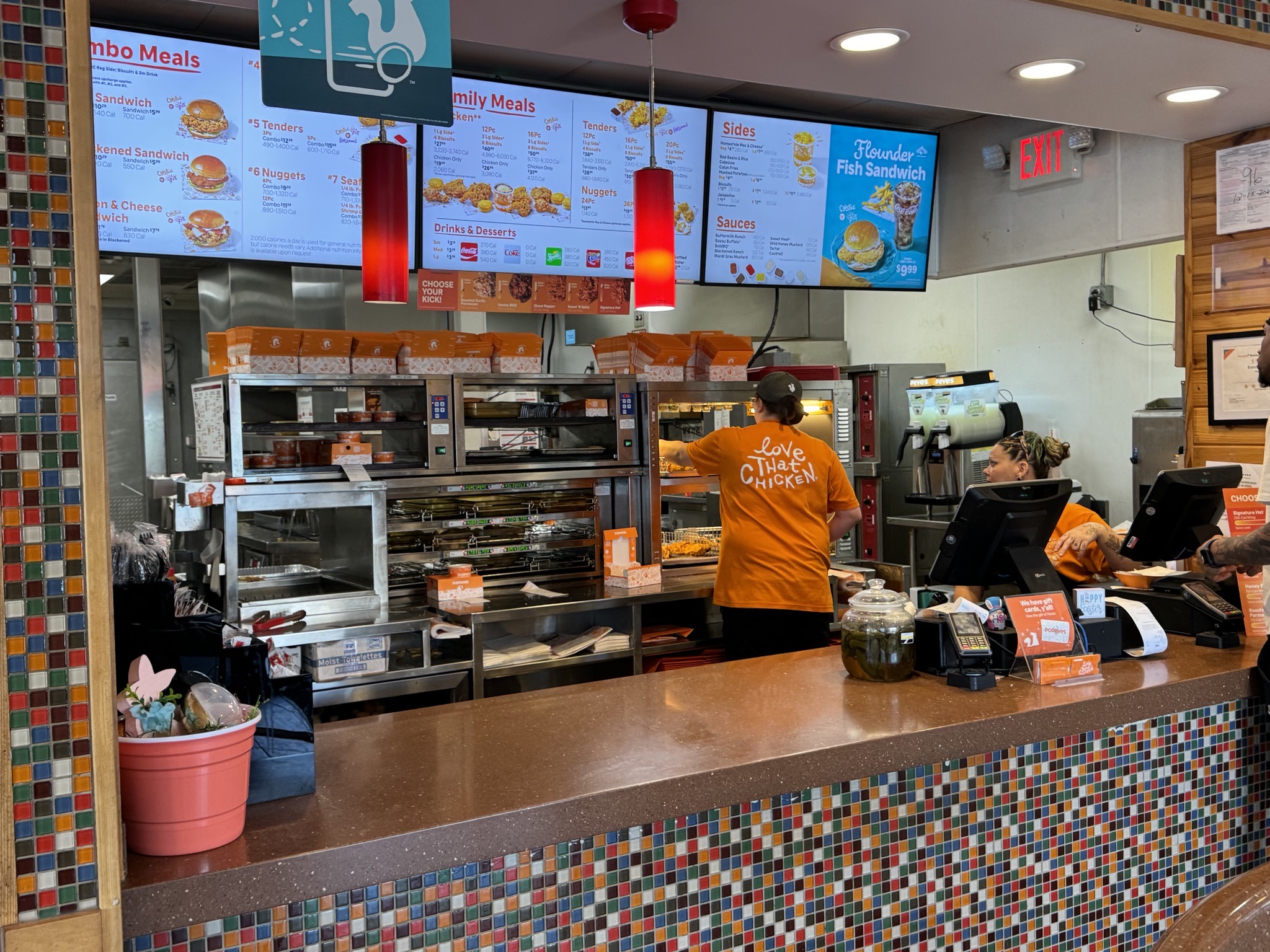 Popeyes for lunch