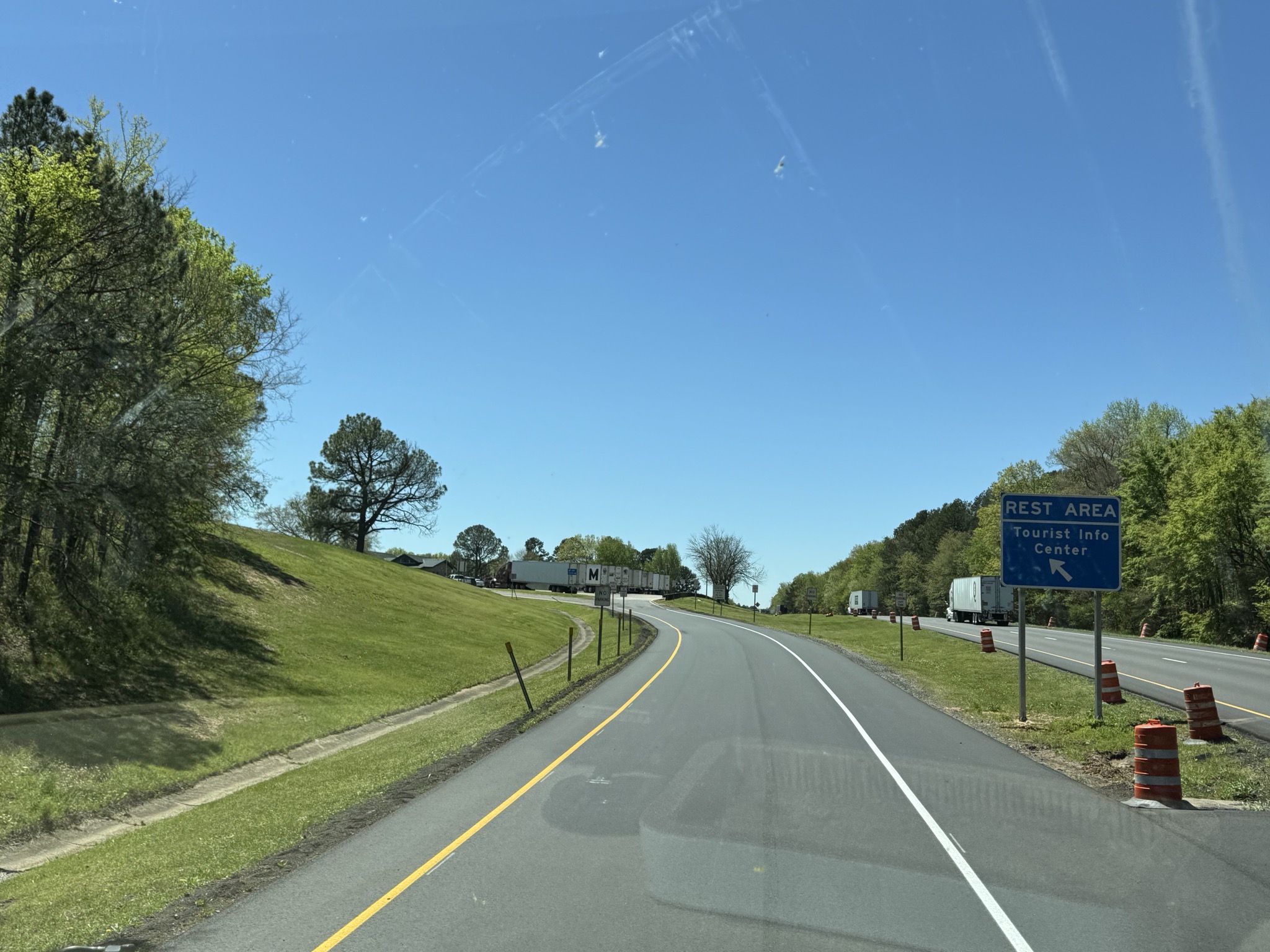 Rest area stop