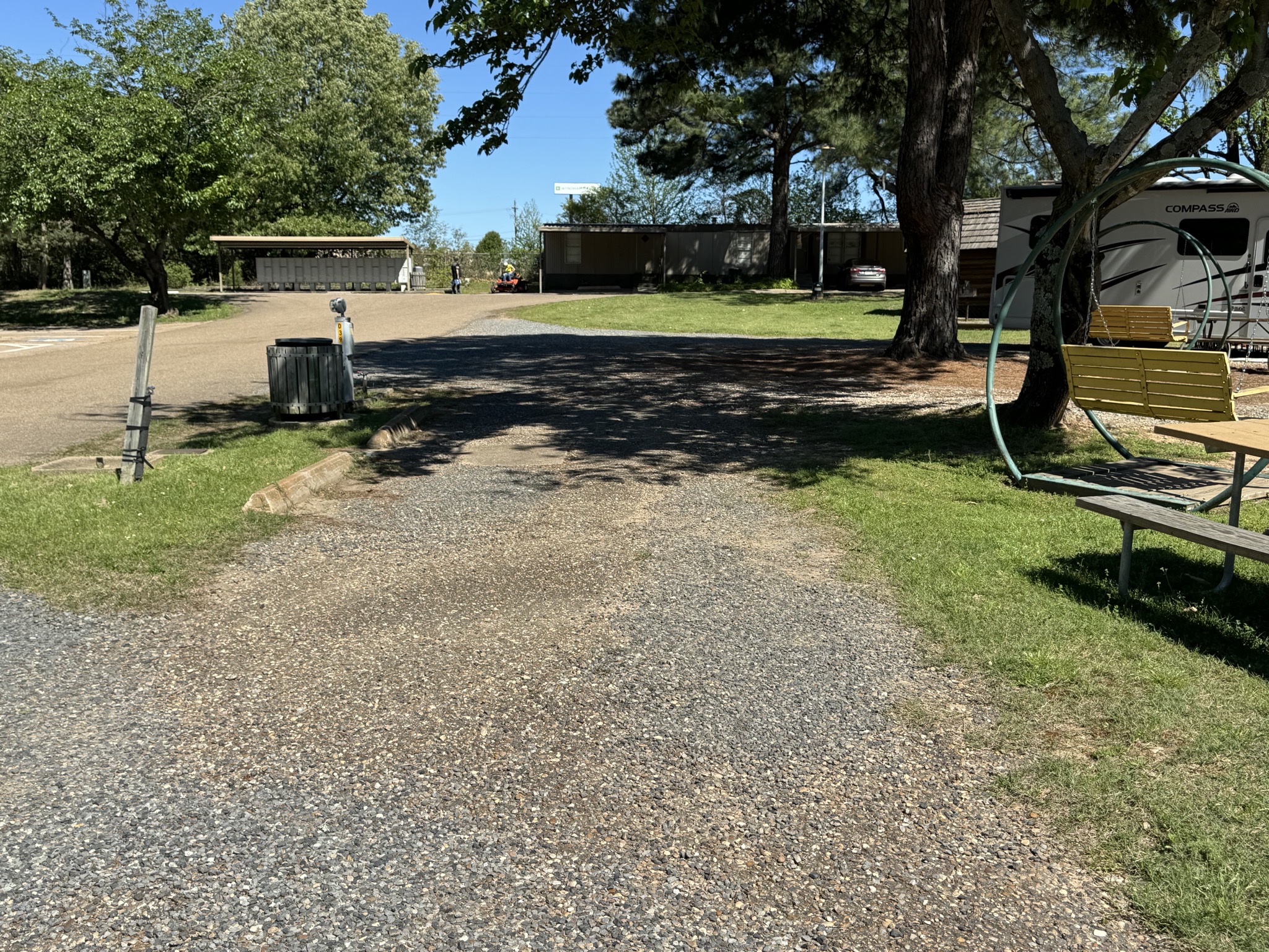 Dump station behind our site