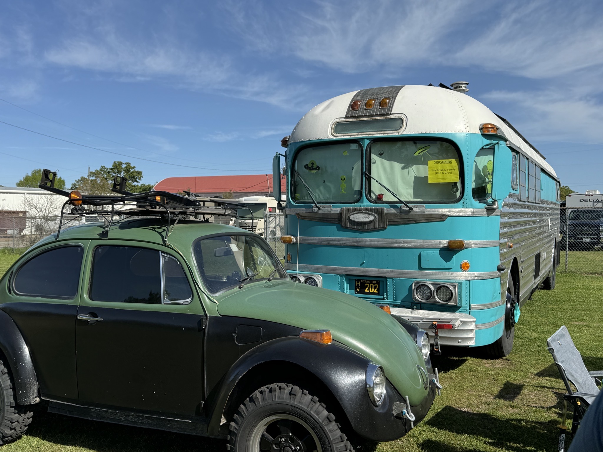 Bus conversion and old Beetle