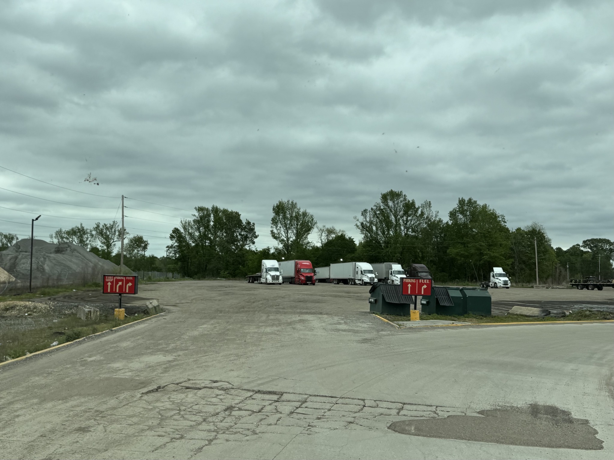 Truck parking