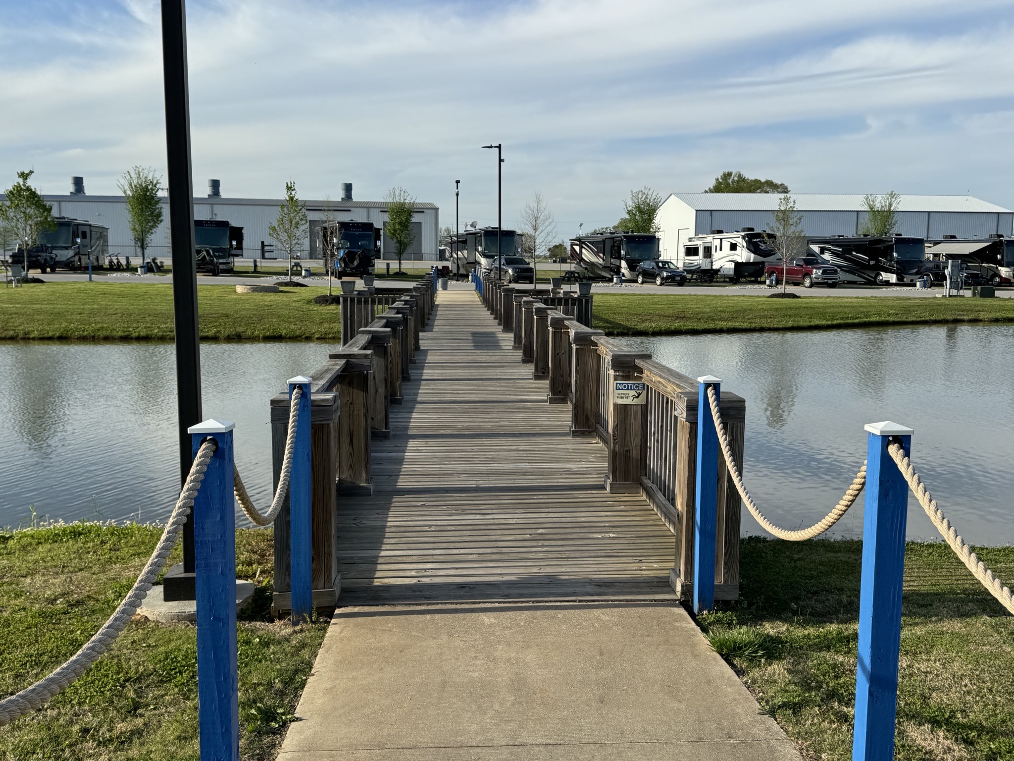 Bridge over the pond