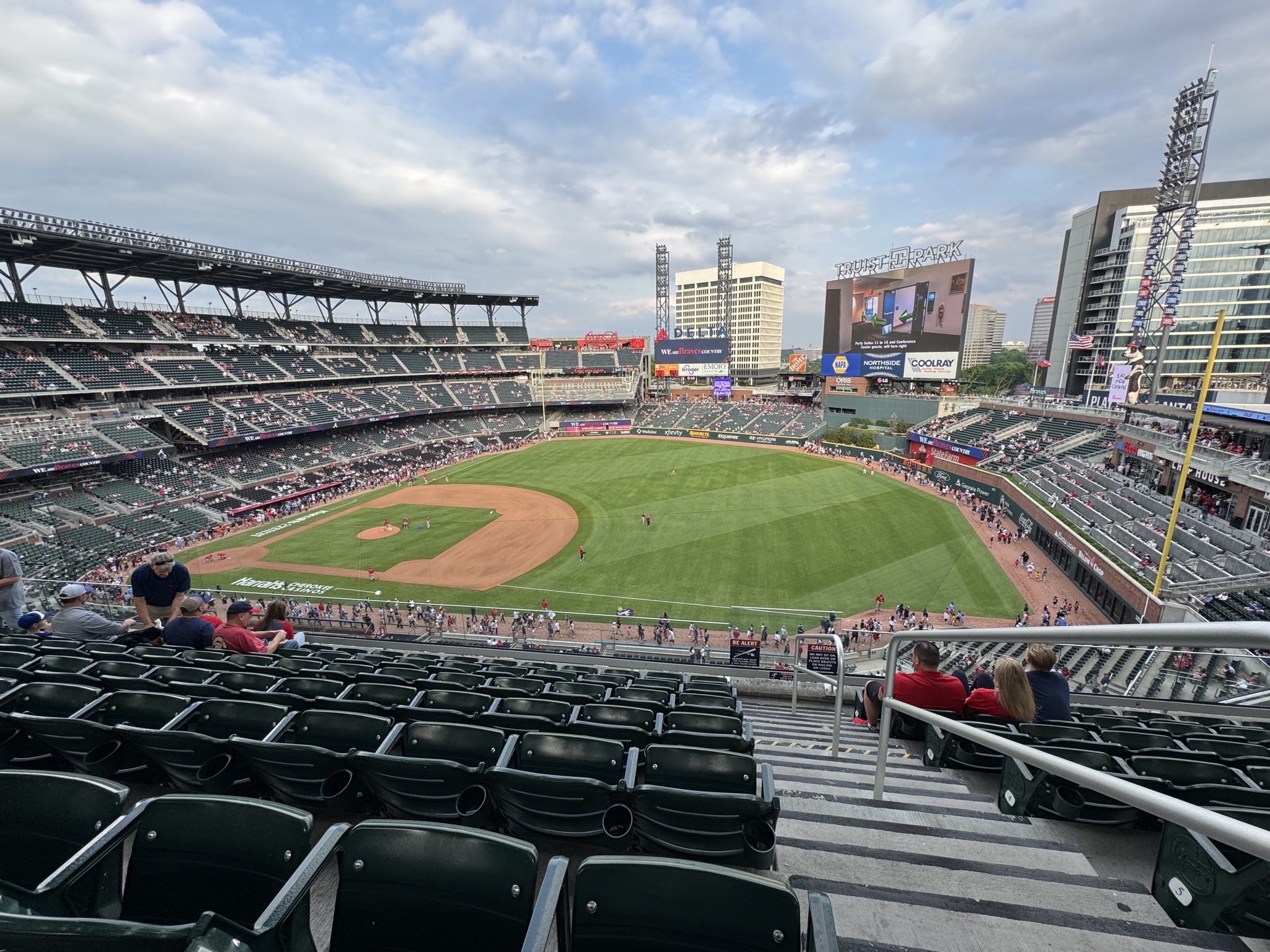 View from our seats on the 300 level