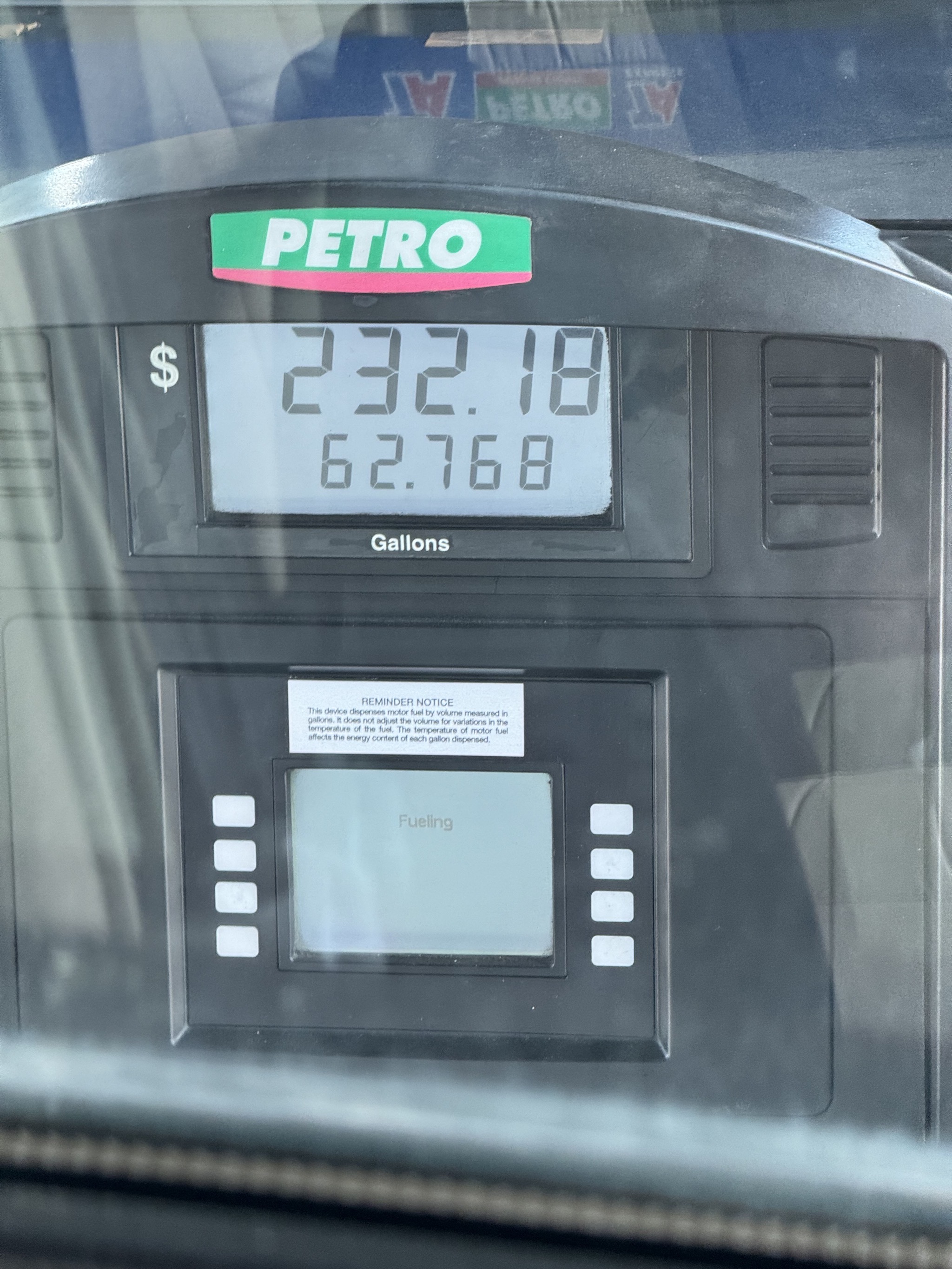 Fuel fill