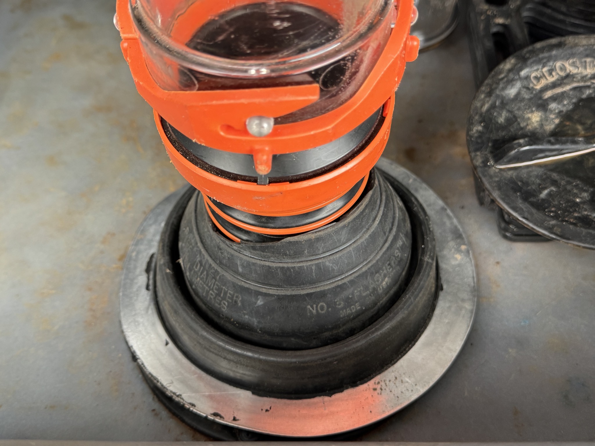 Sewer hose enclosure