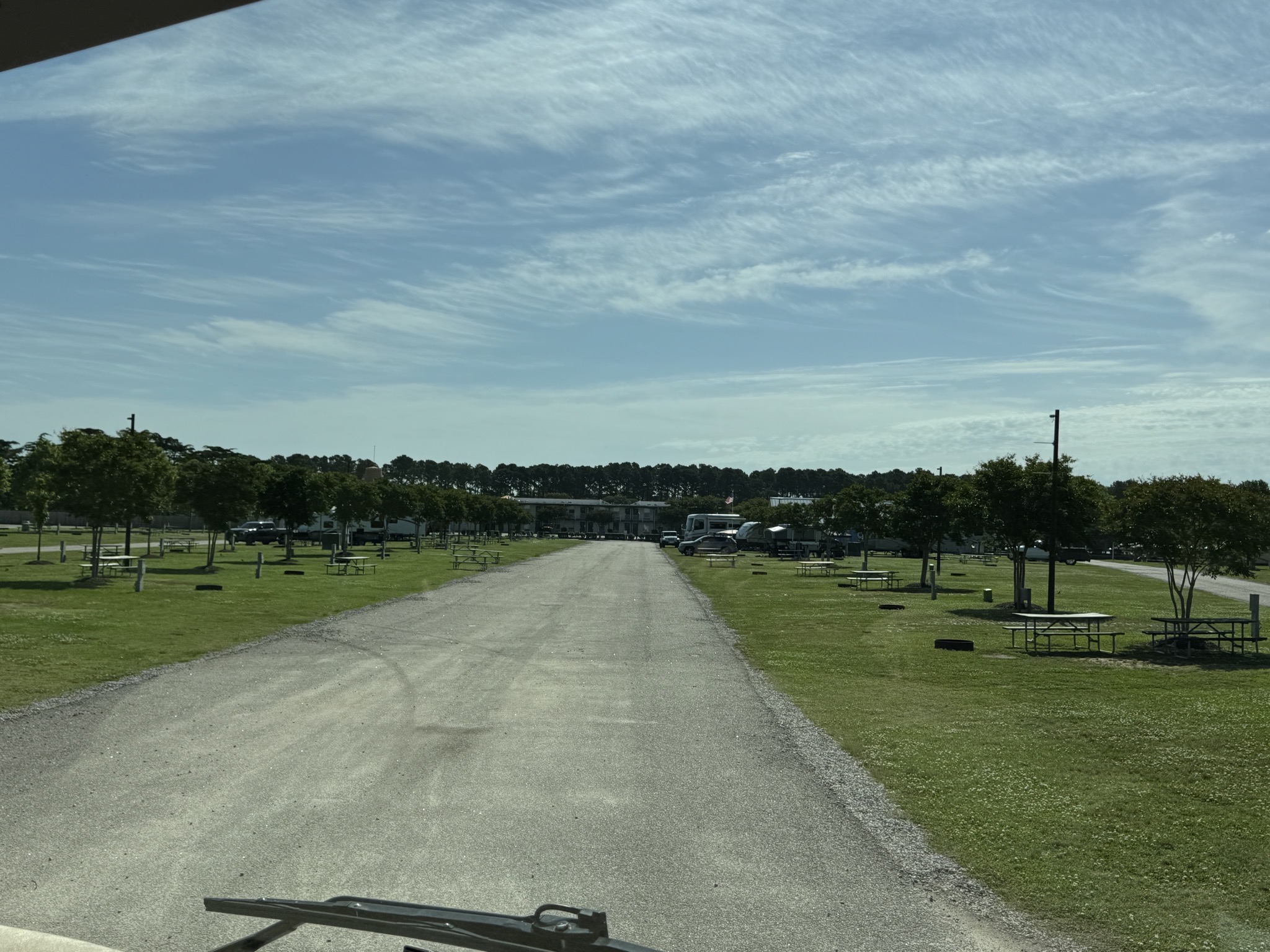 Campground emptied out