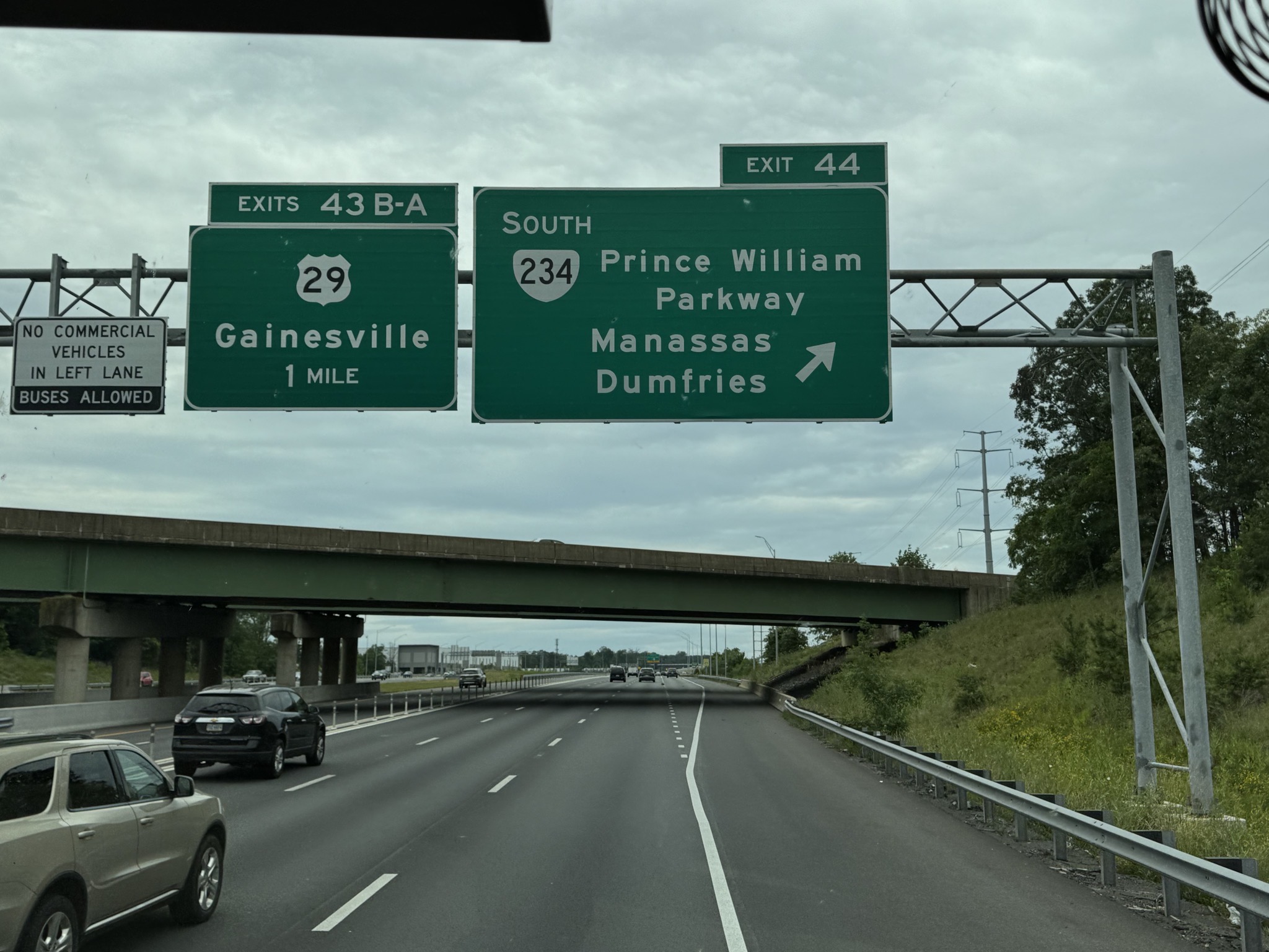 Exit to Manassas