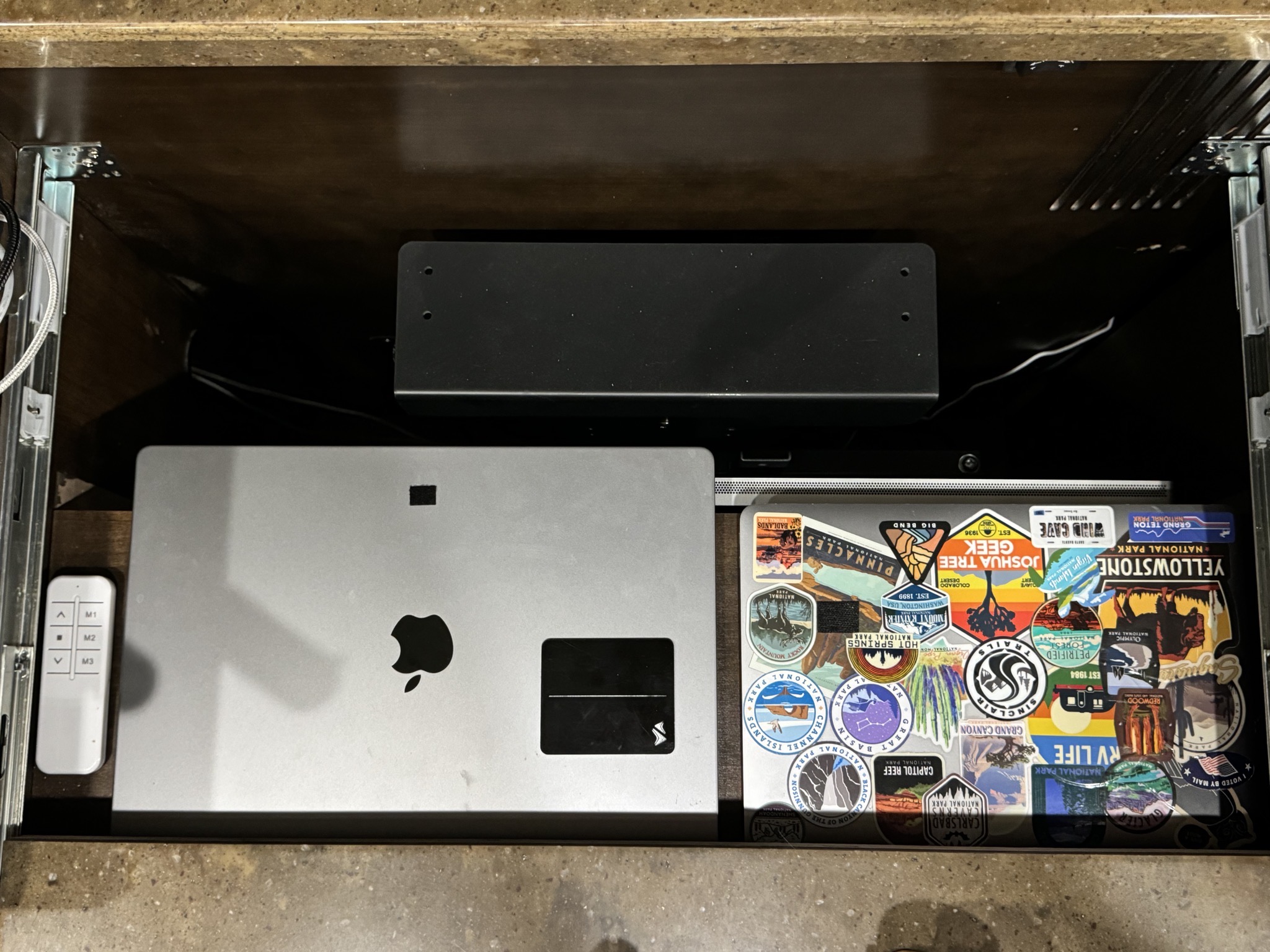 Laptops stored