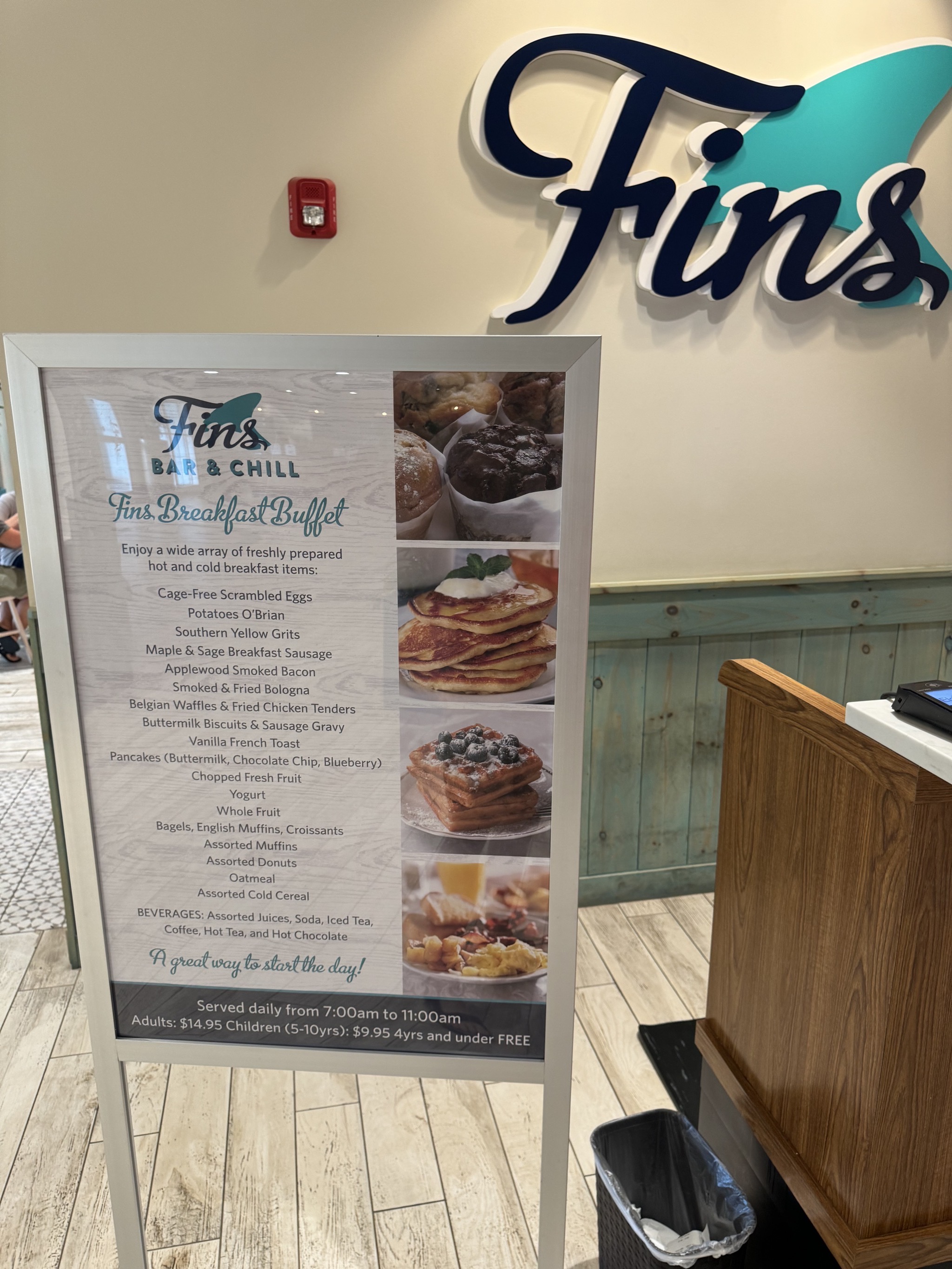 Breakfast buffet