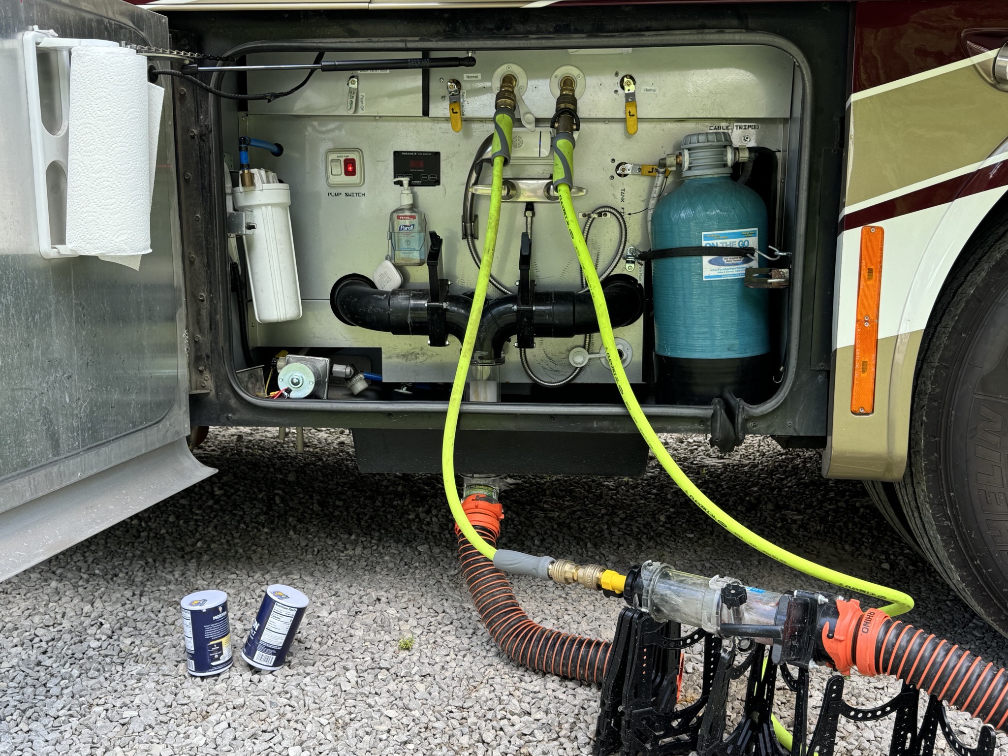 Backflushing configuration