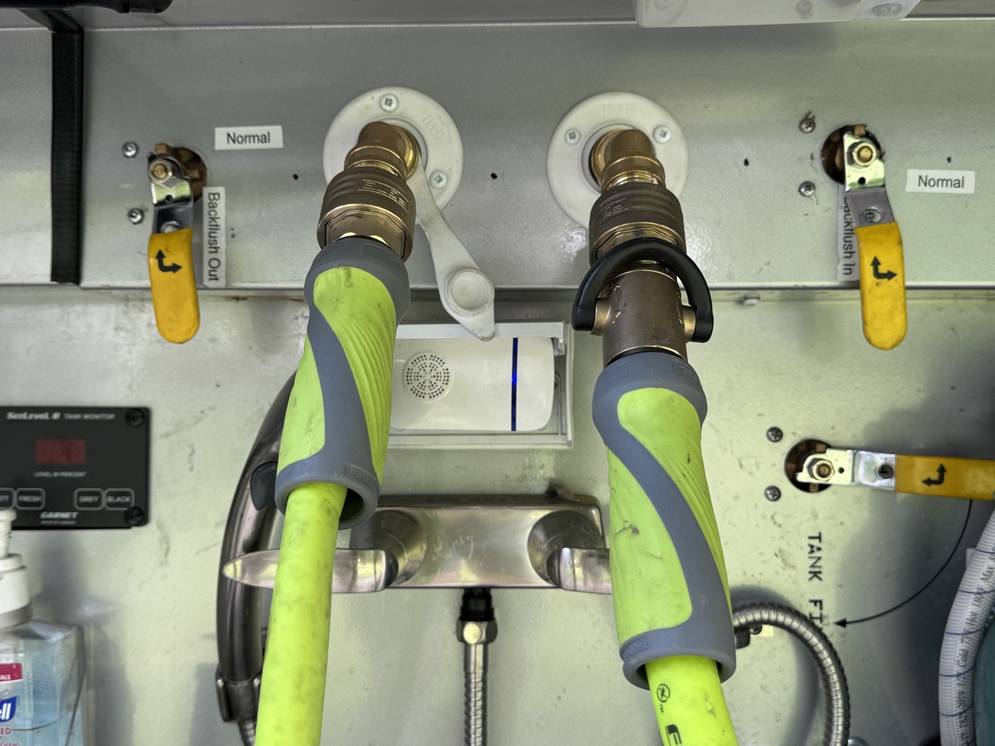 Backflushing configuration