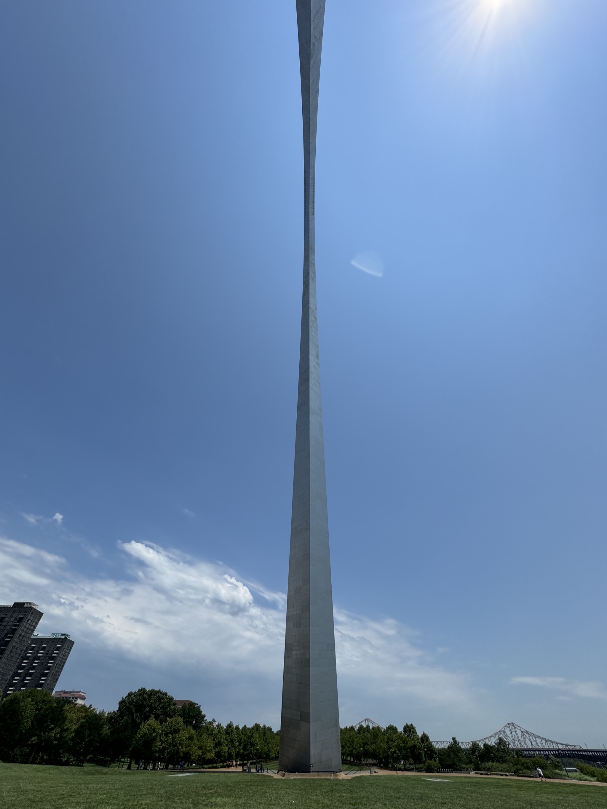 Under the arch