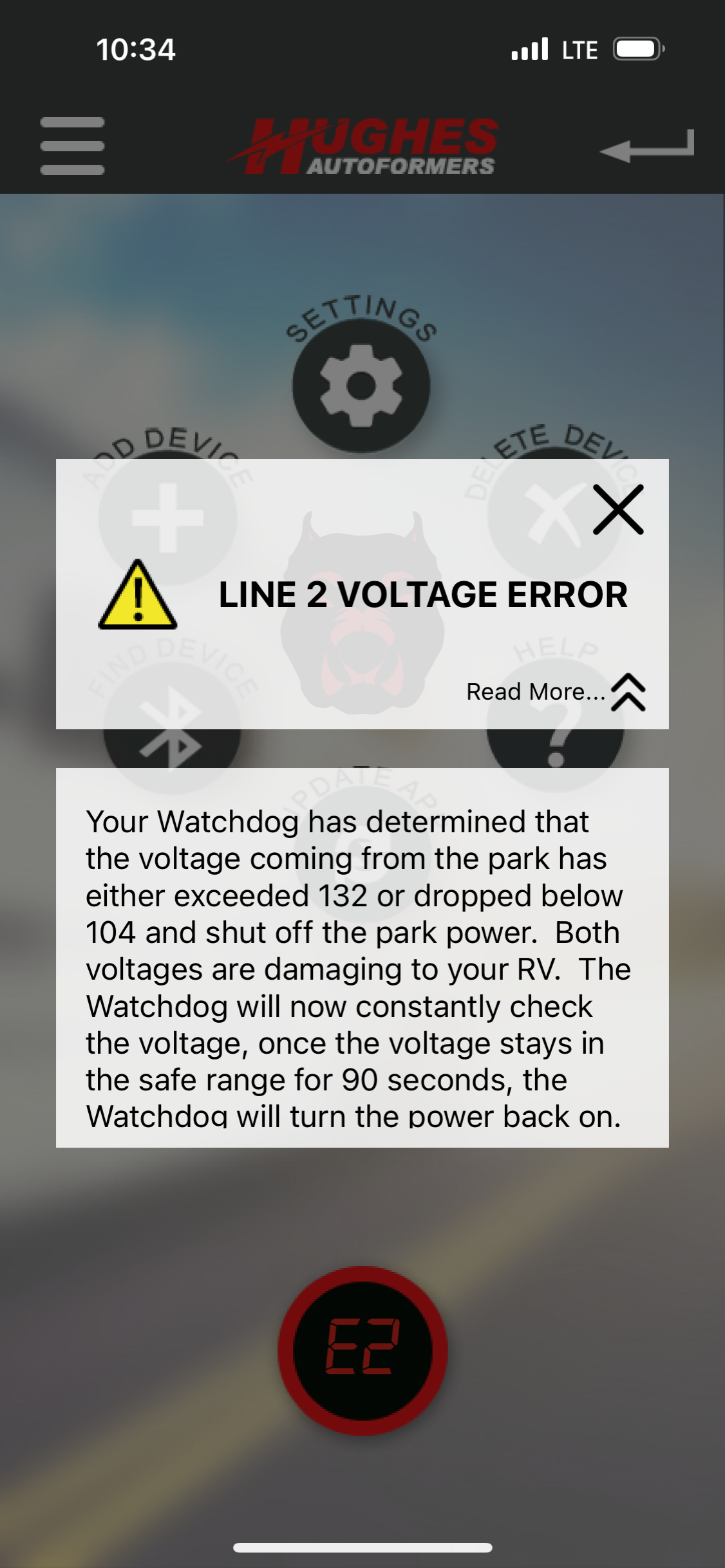 Watchdog error