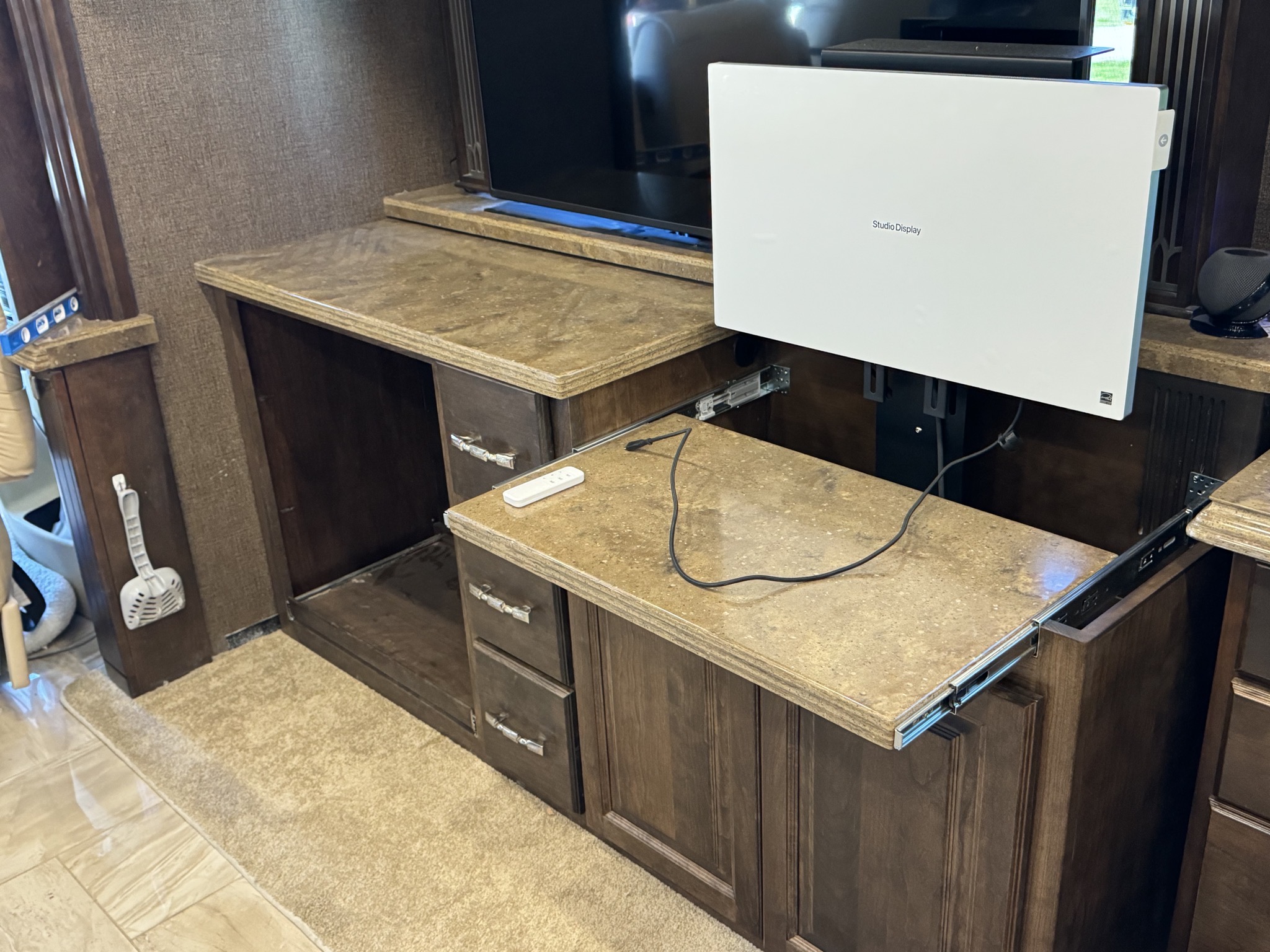 Monitor raised