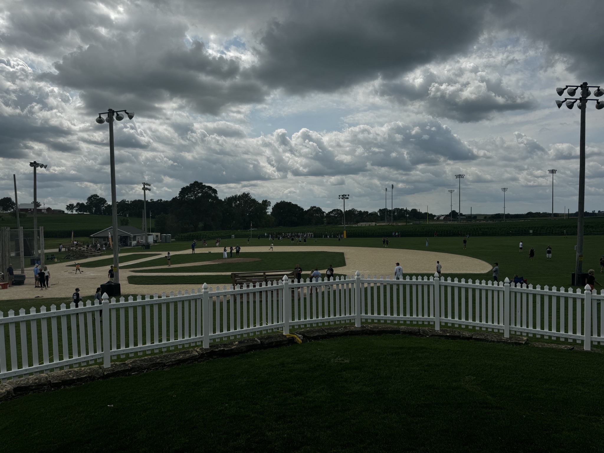 View of field from house