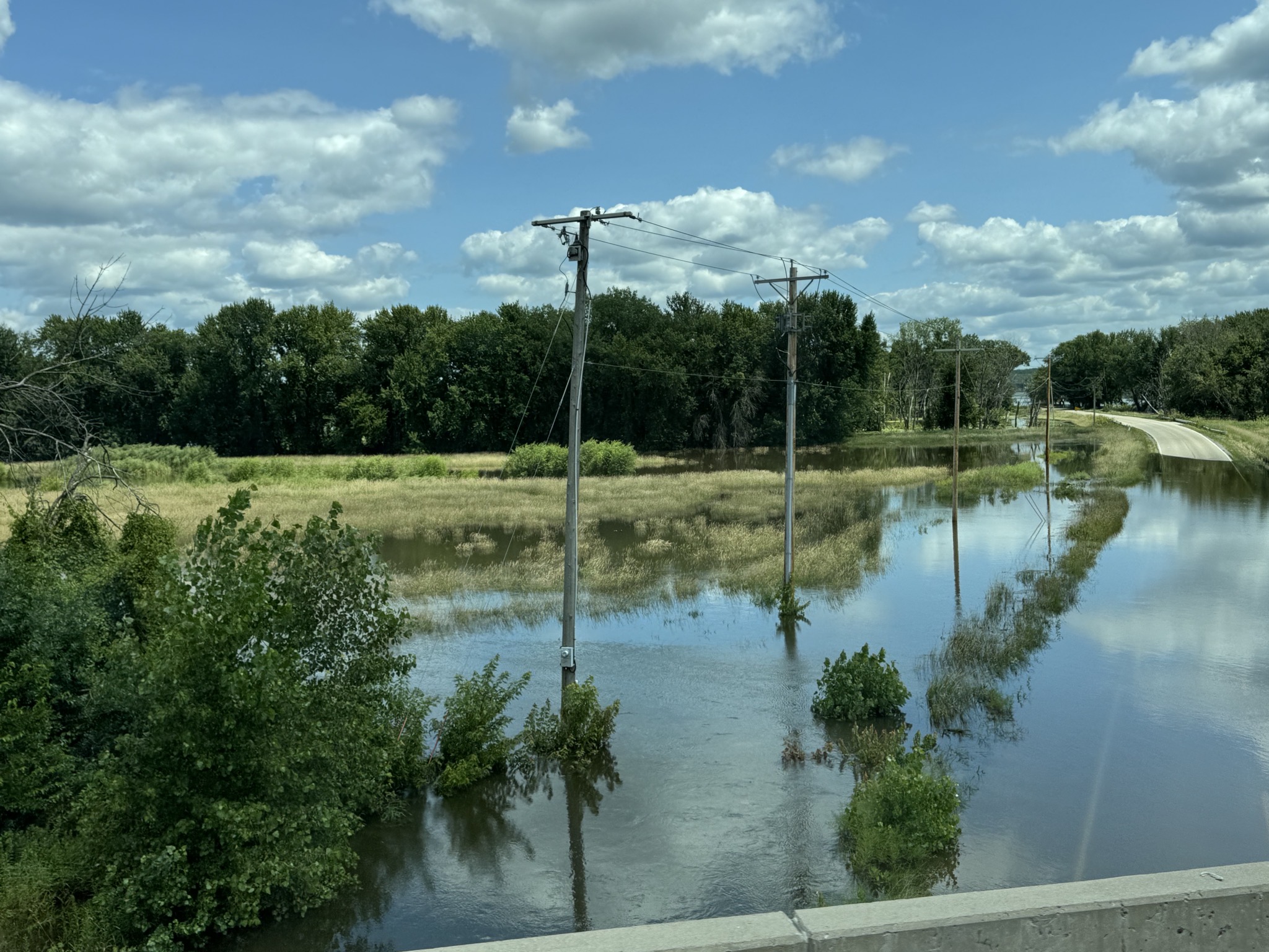 Flooded