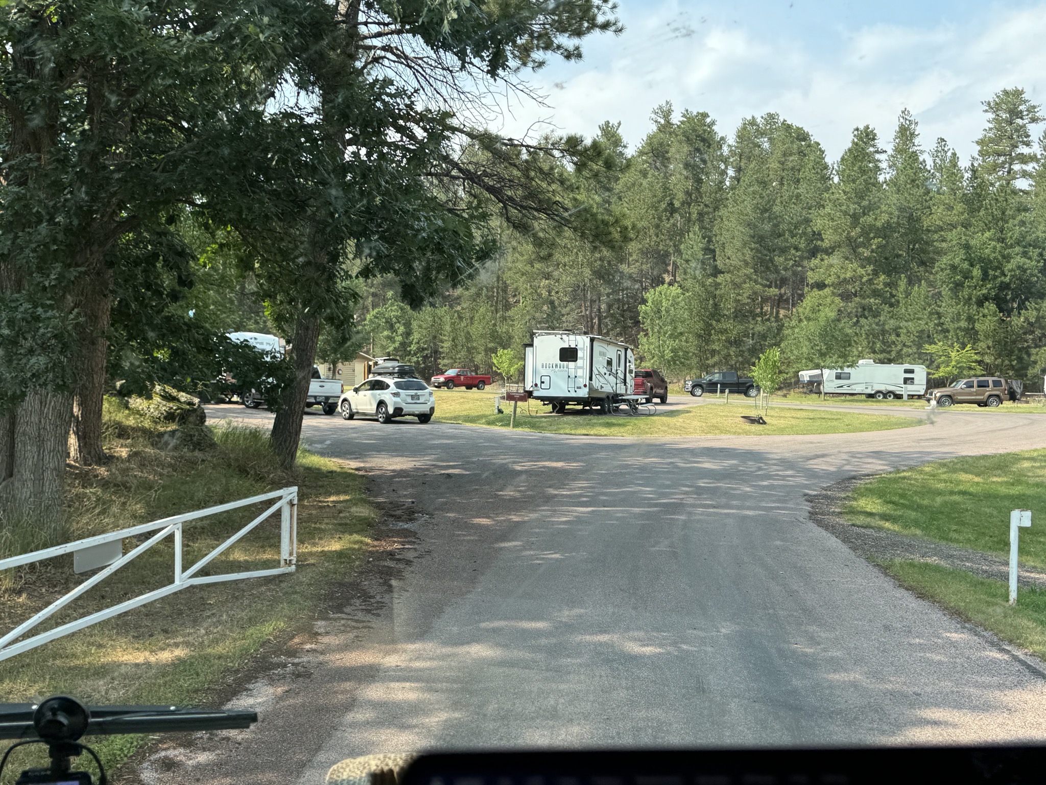 Campground entrance