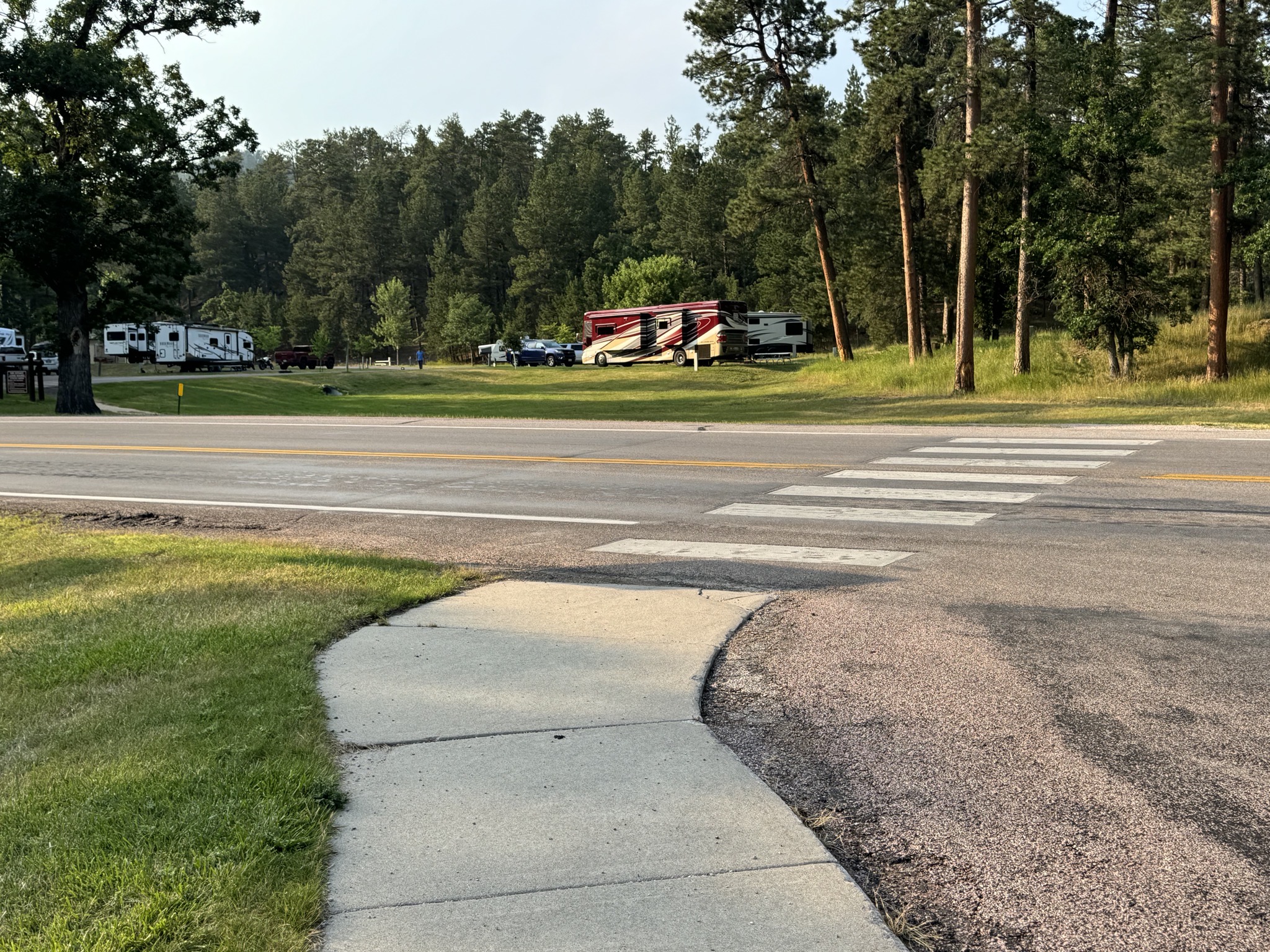 Our coach from across the road