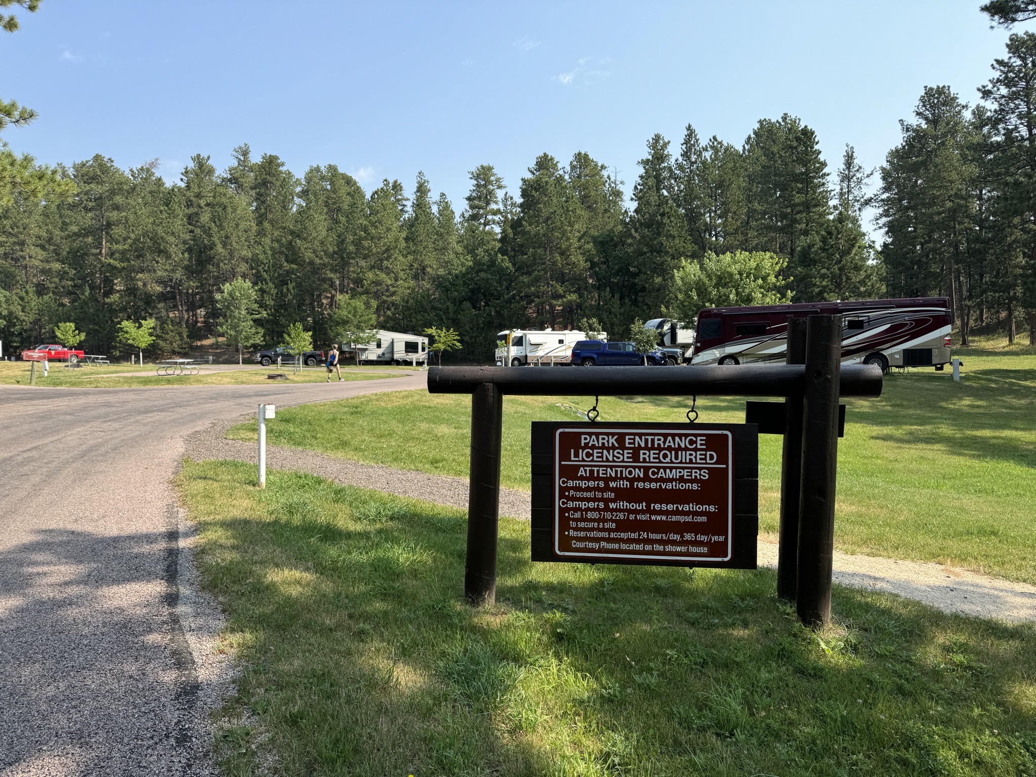Entrance sign
