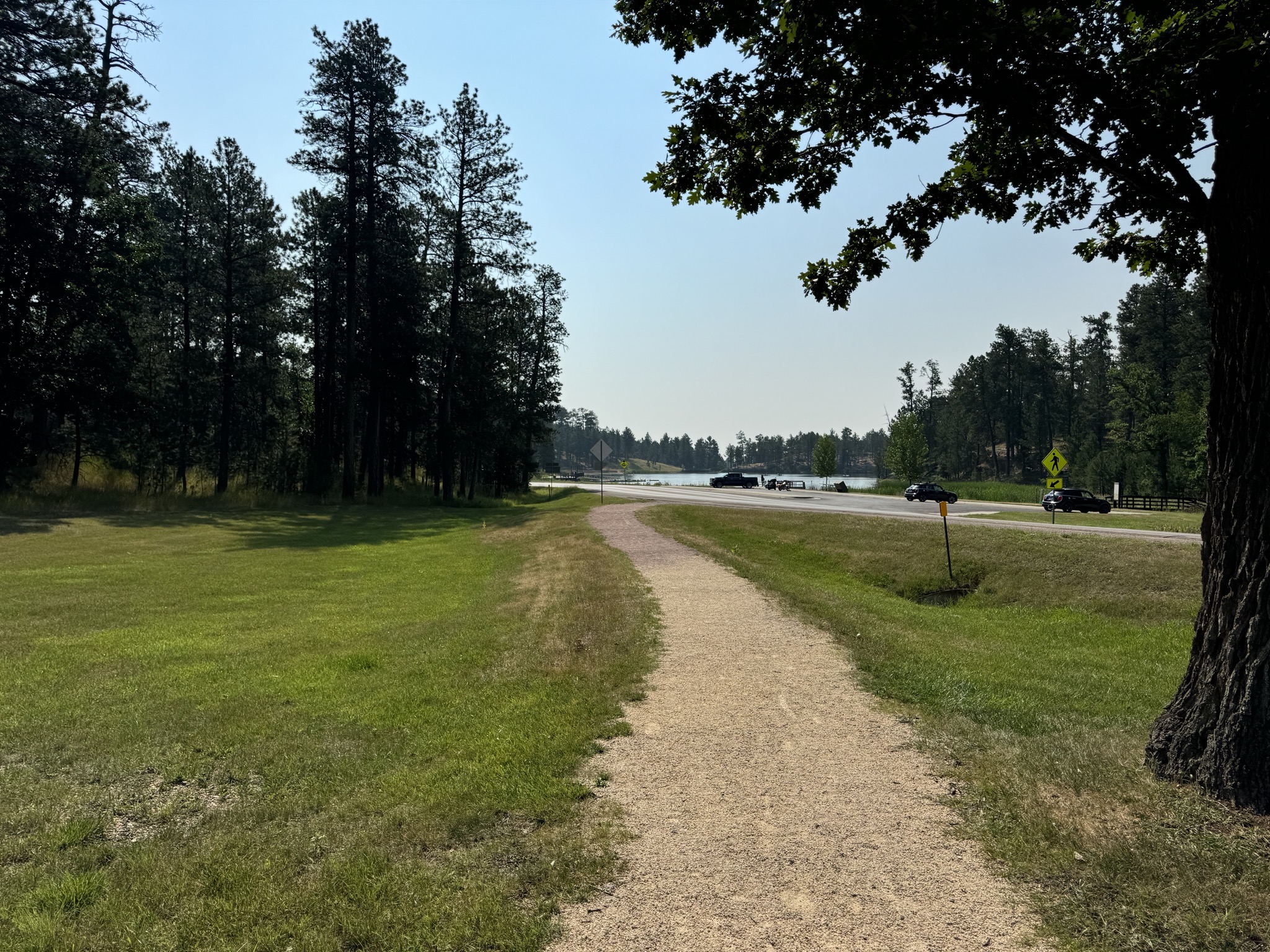 Path to lake area