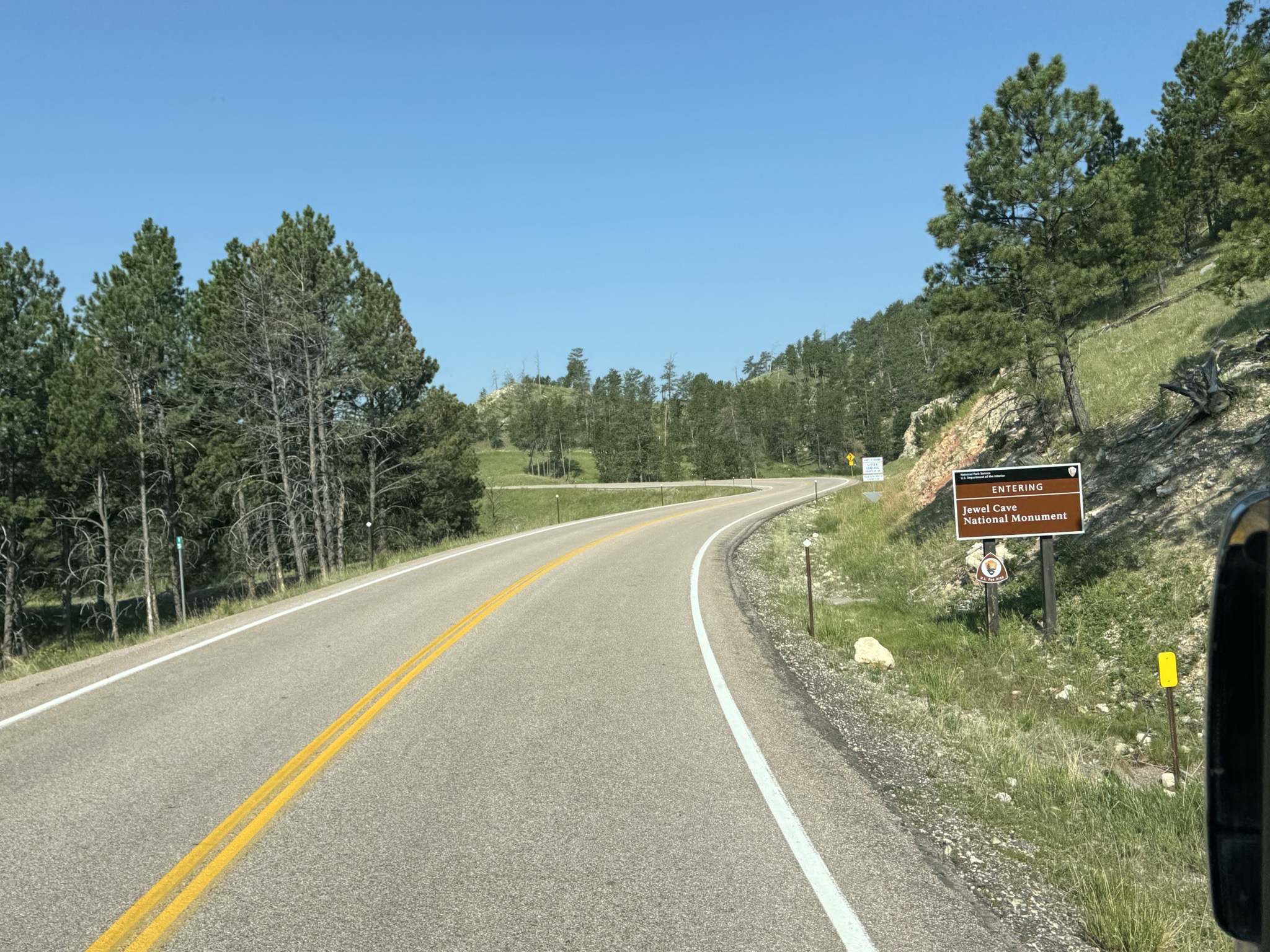 Entering Jewel Cave National Monument