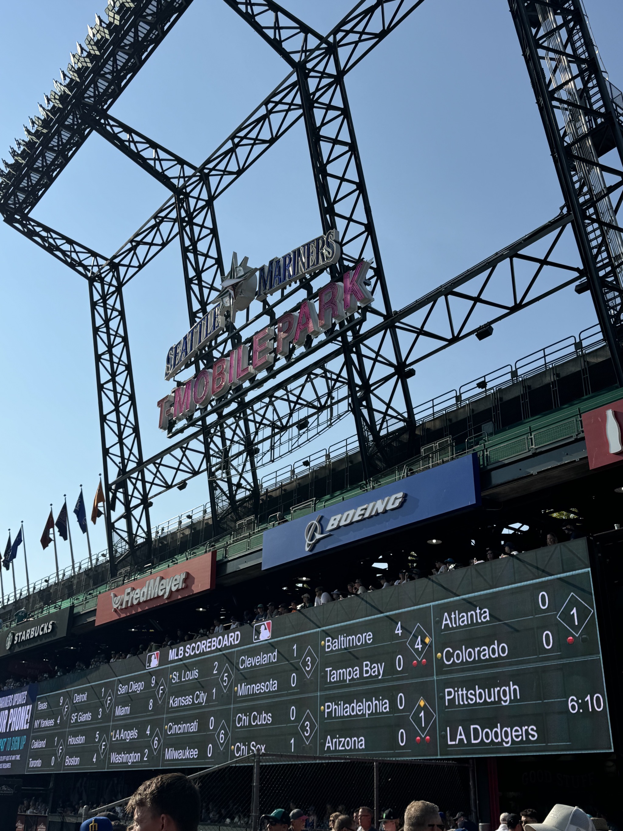 Out-of-town scoreboard