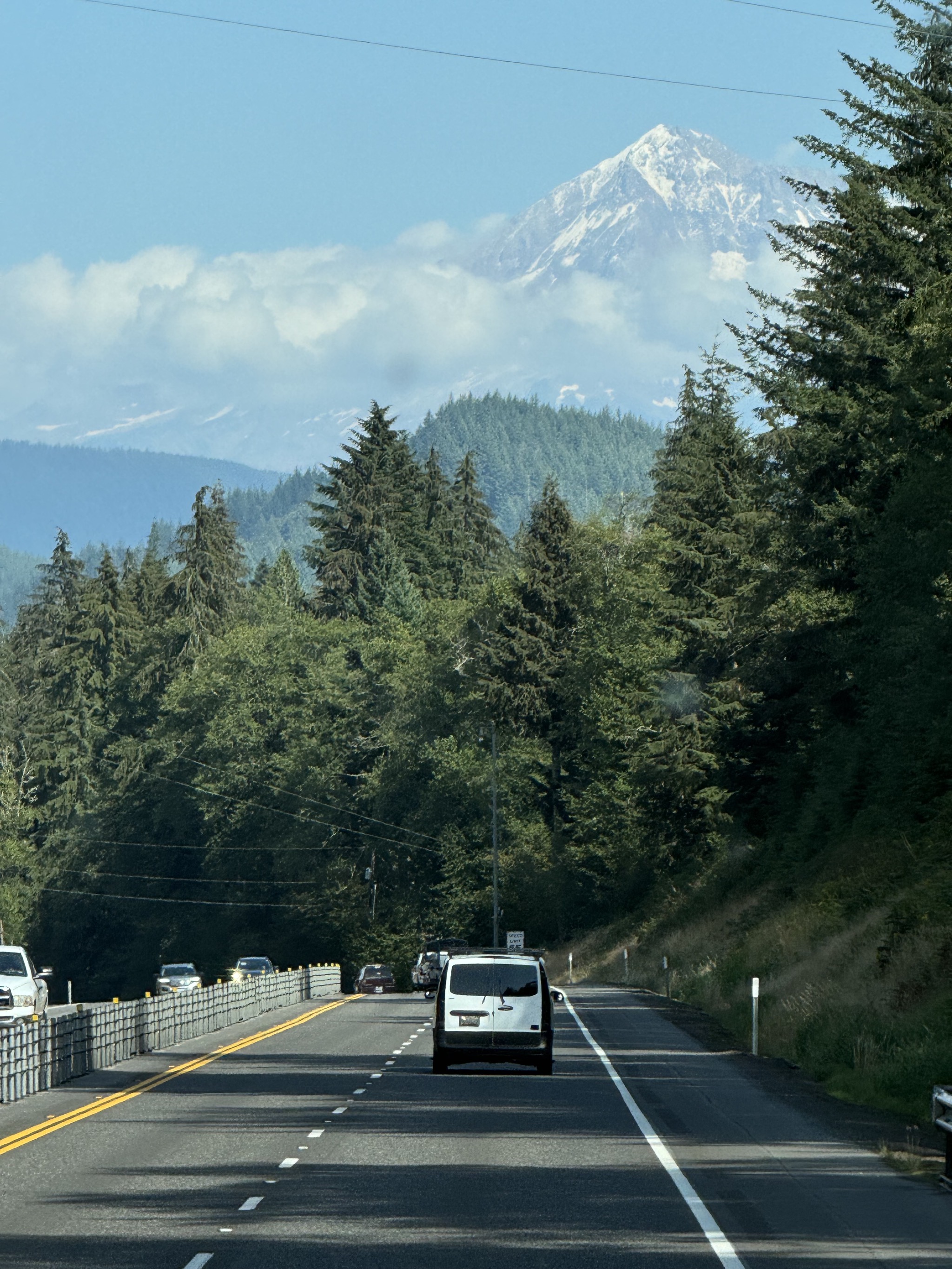 Glimpse of Mount Hood