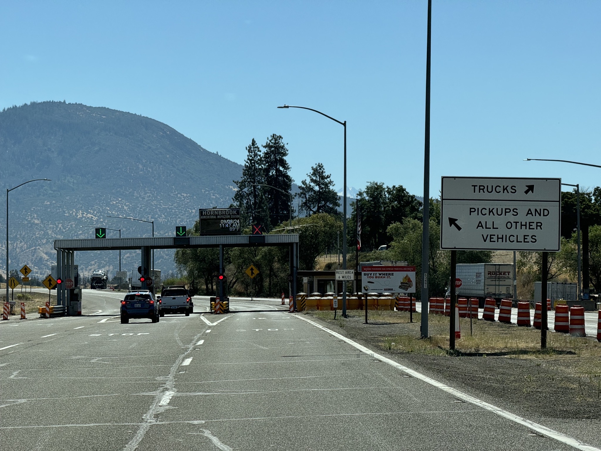 Agricultural inspection station