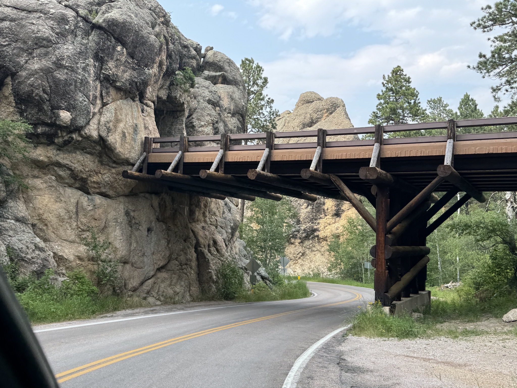 Tunnel to bridge and corkscrew