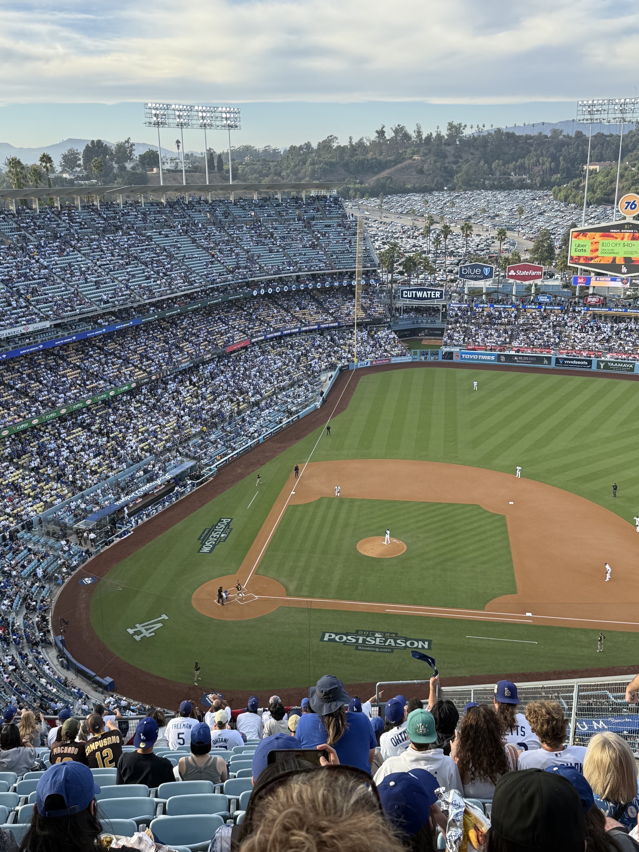 View from our seats