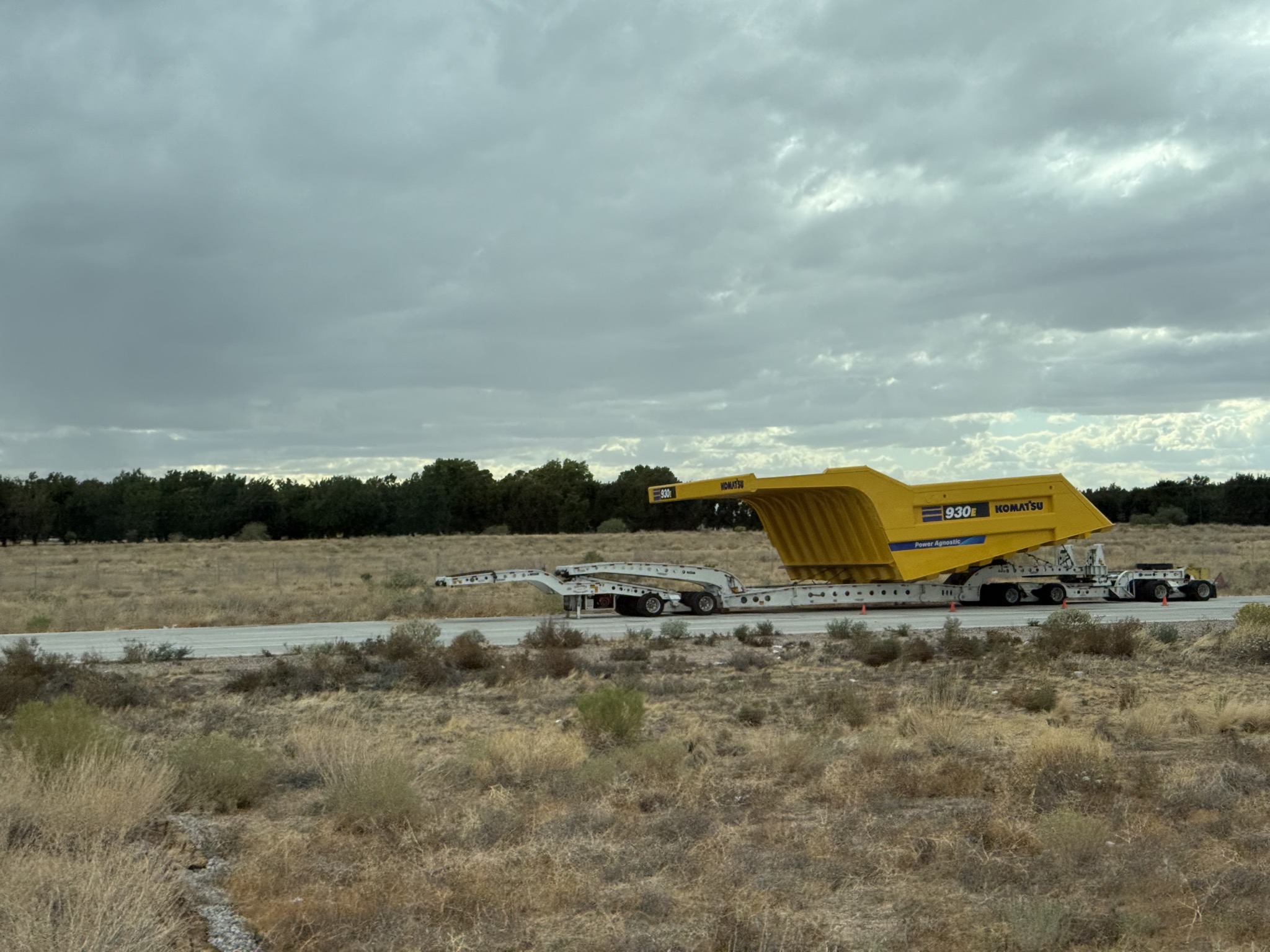 Very large dump truck part