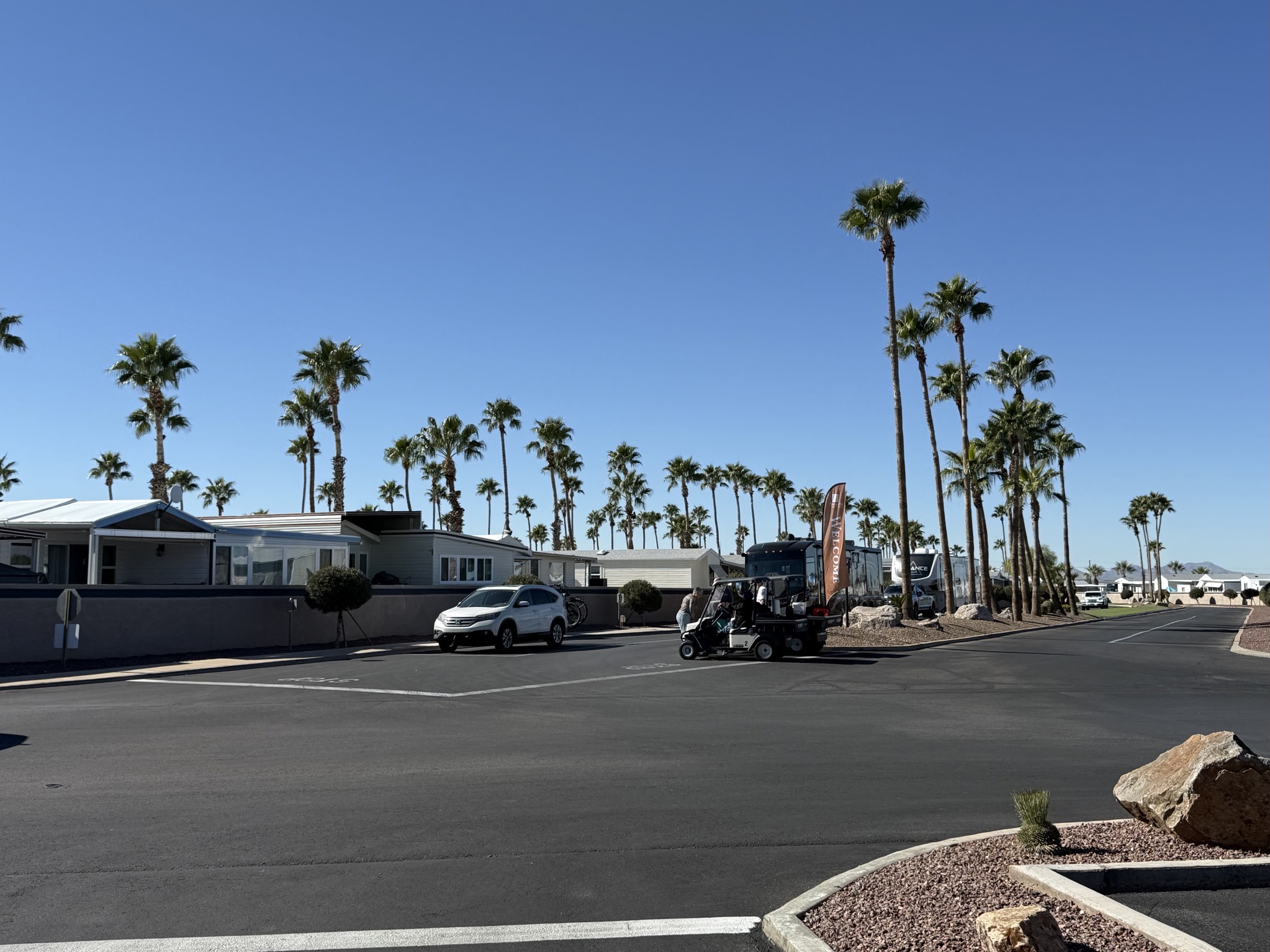 RV check in area