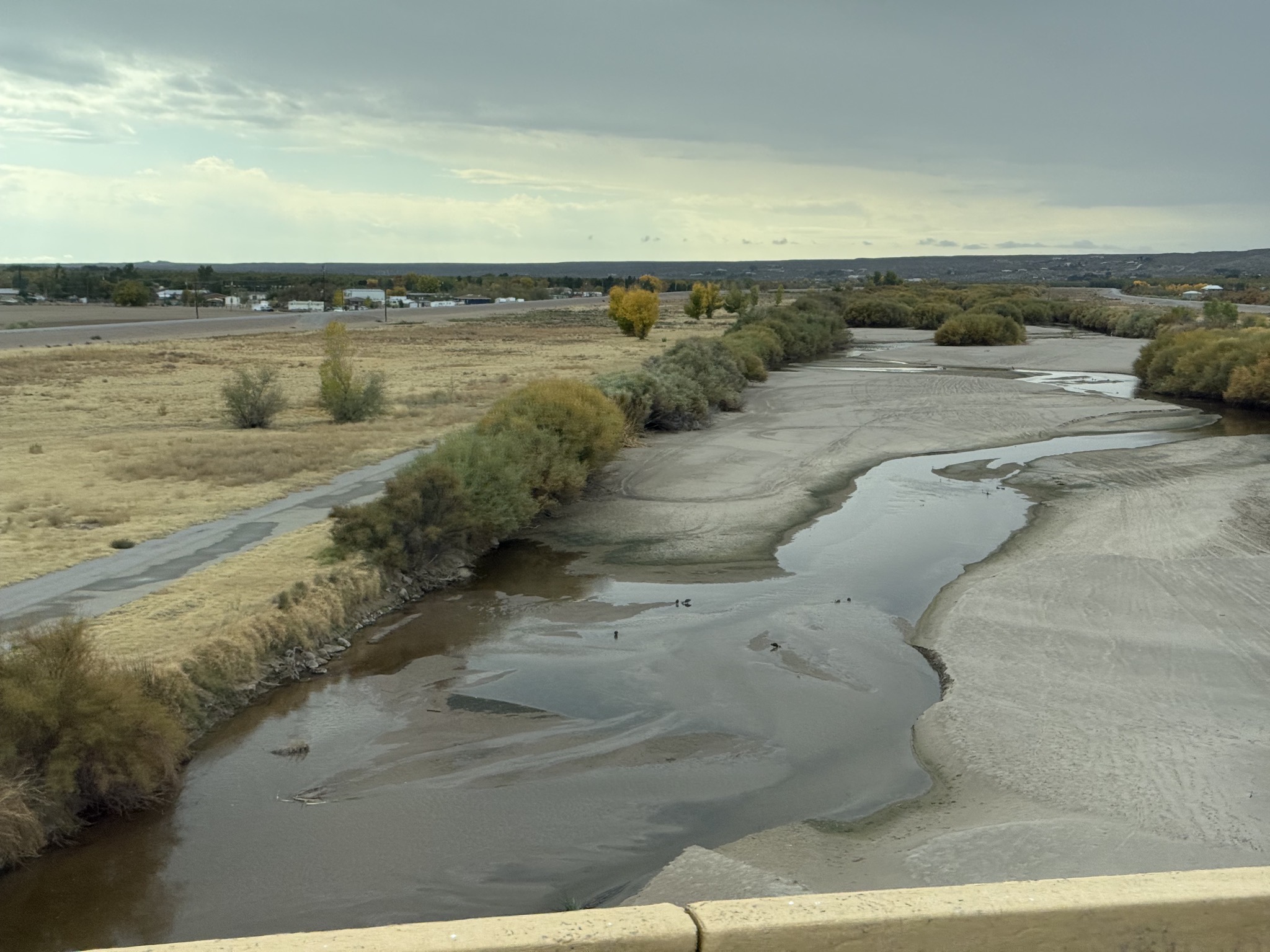 Rio Grande with a little water