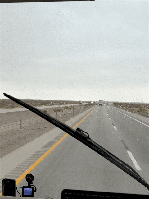 Rainy drive