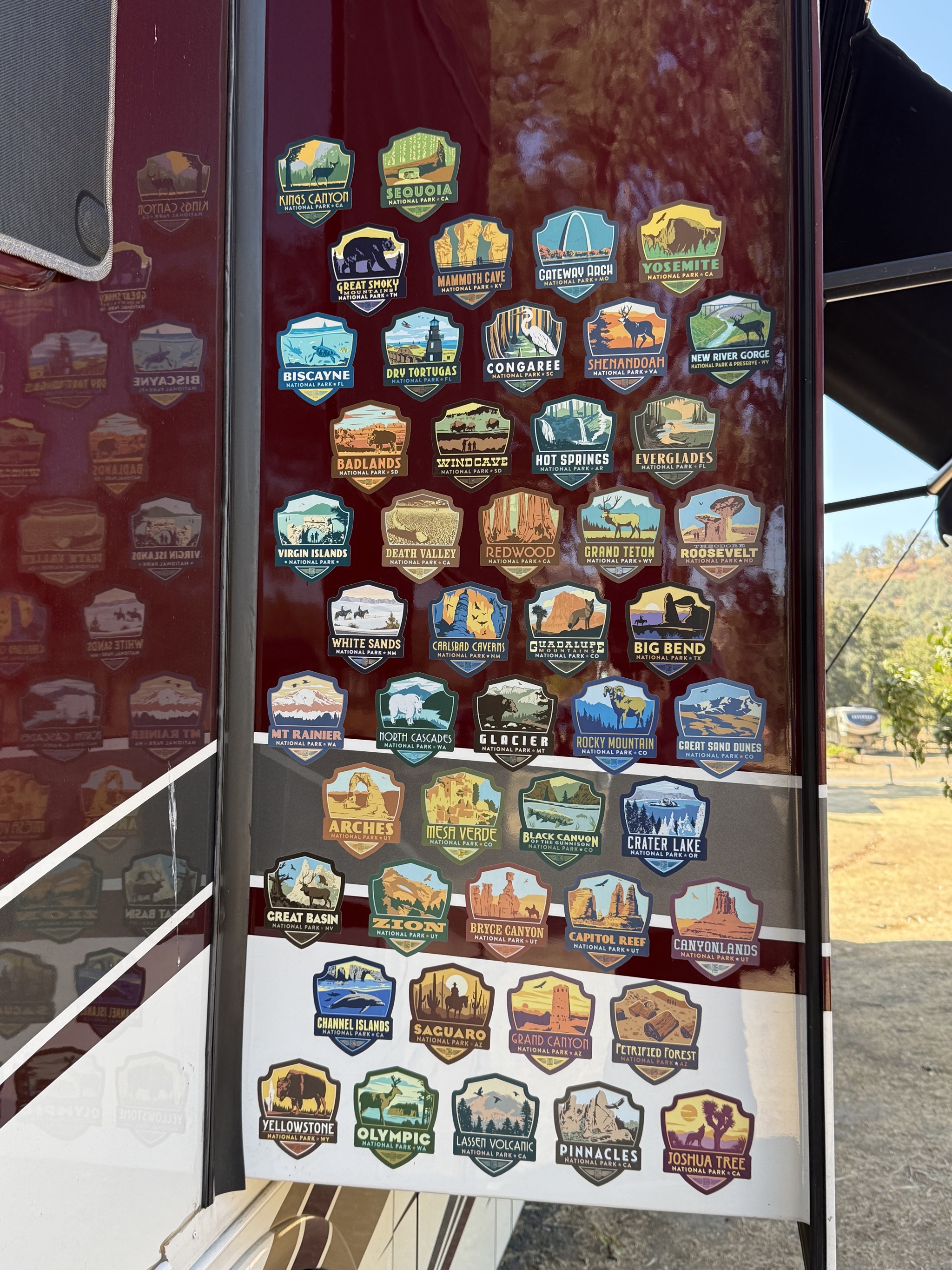 National Park stickers