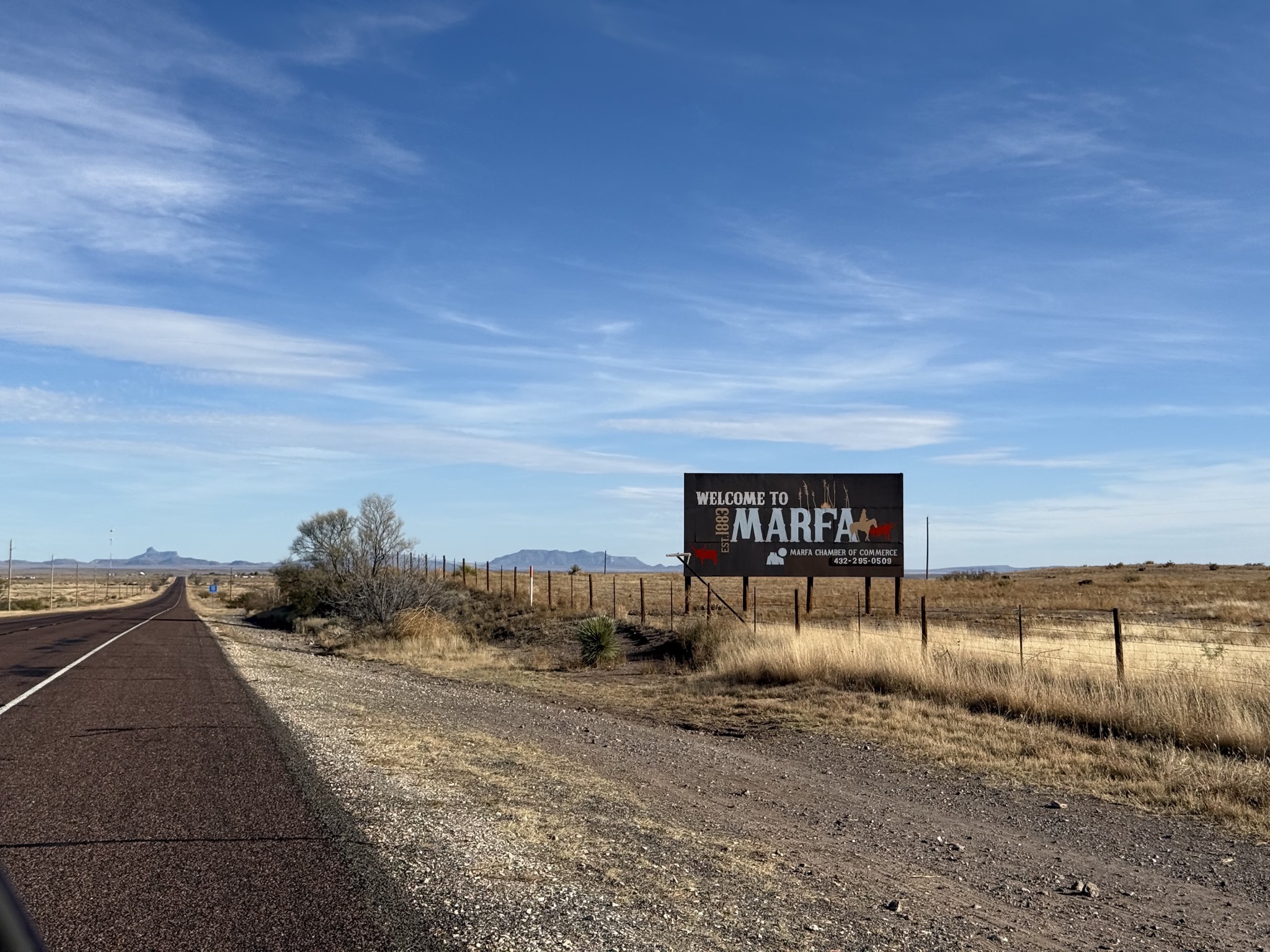 Welcome to Marfa sign