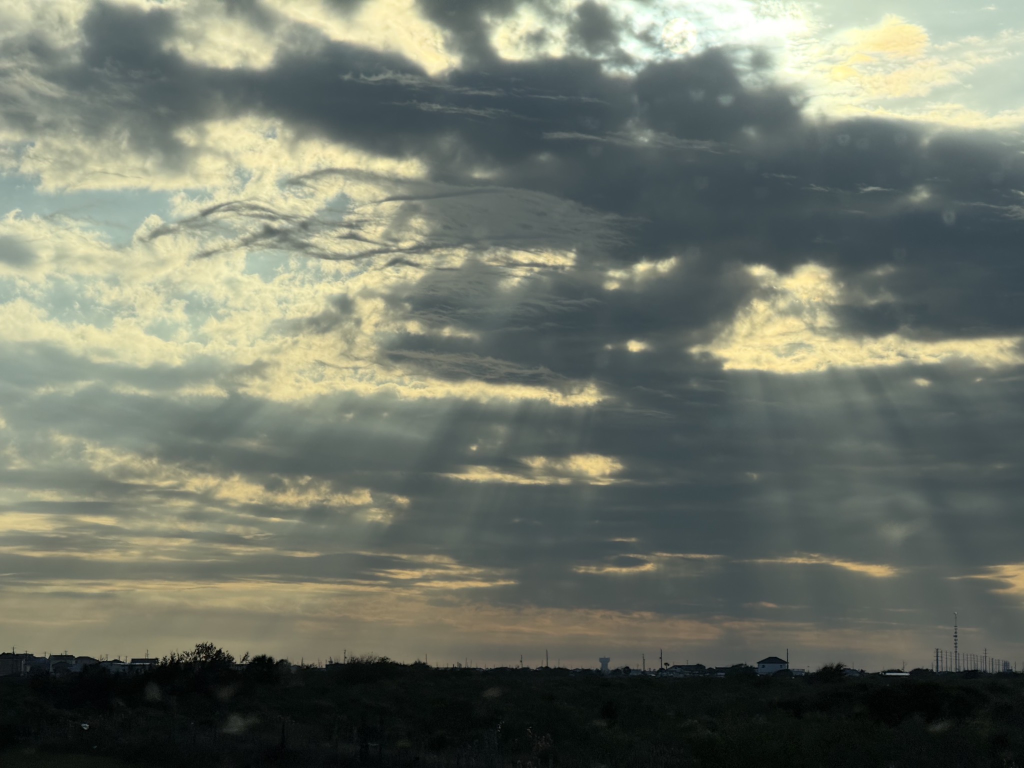 Creepy-looking clouds