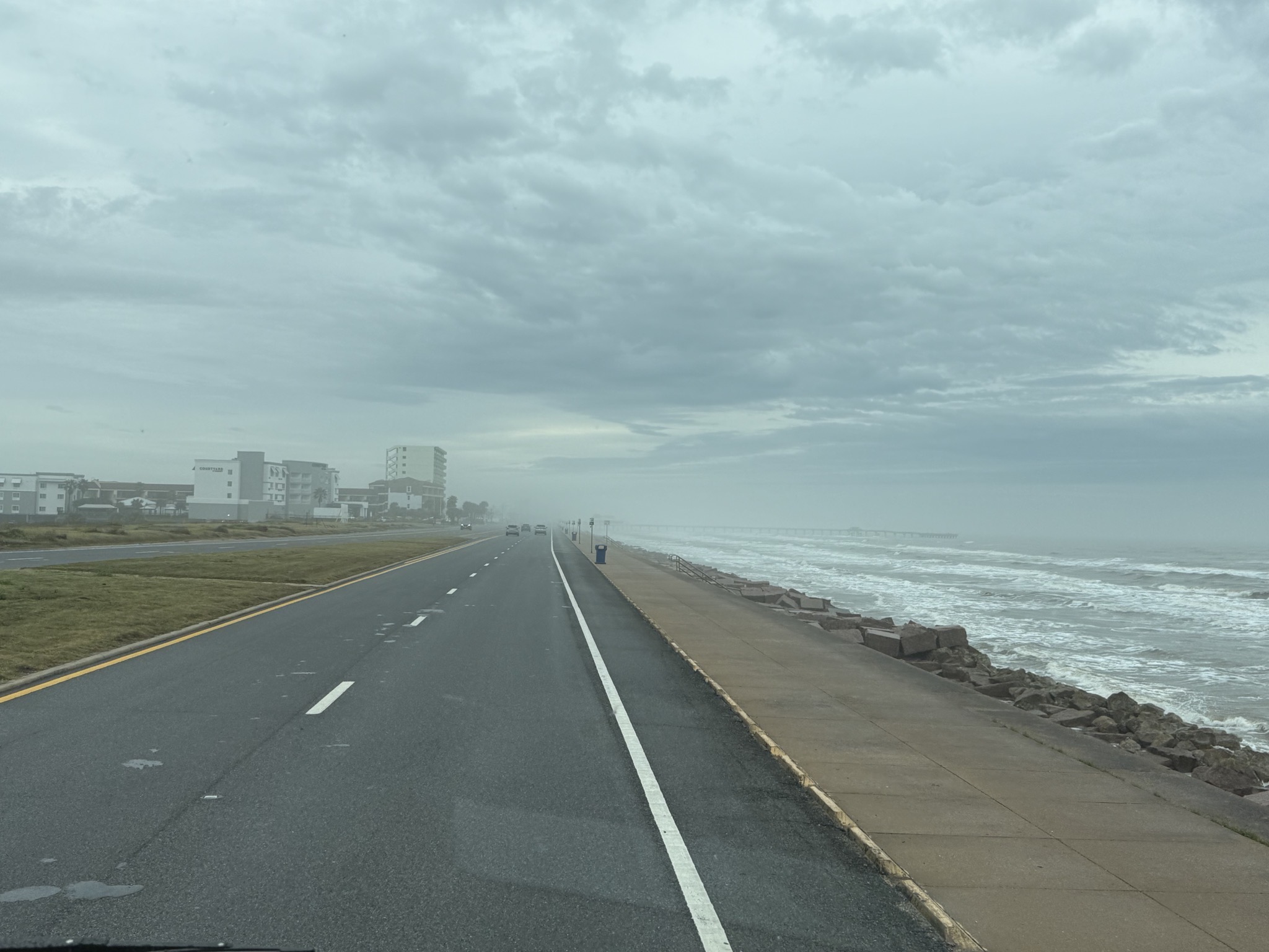 Galveston Island coast