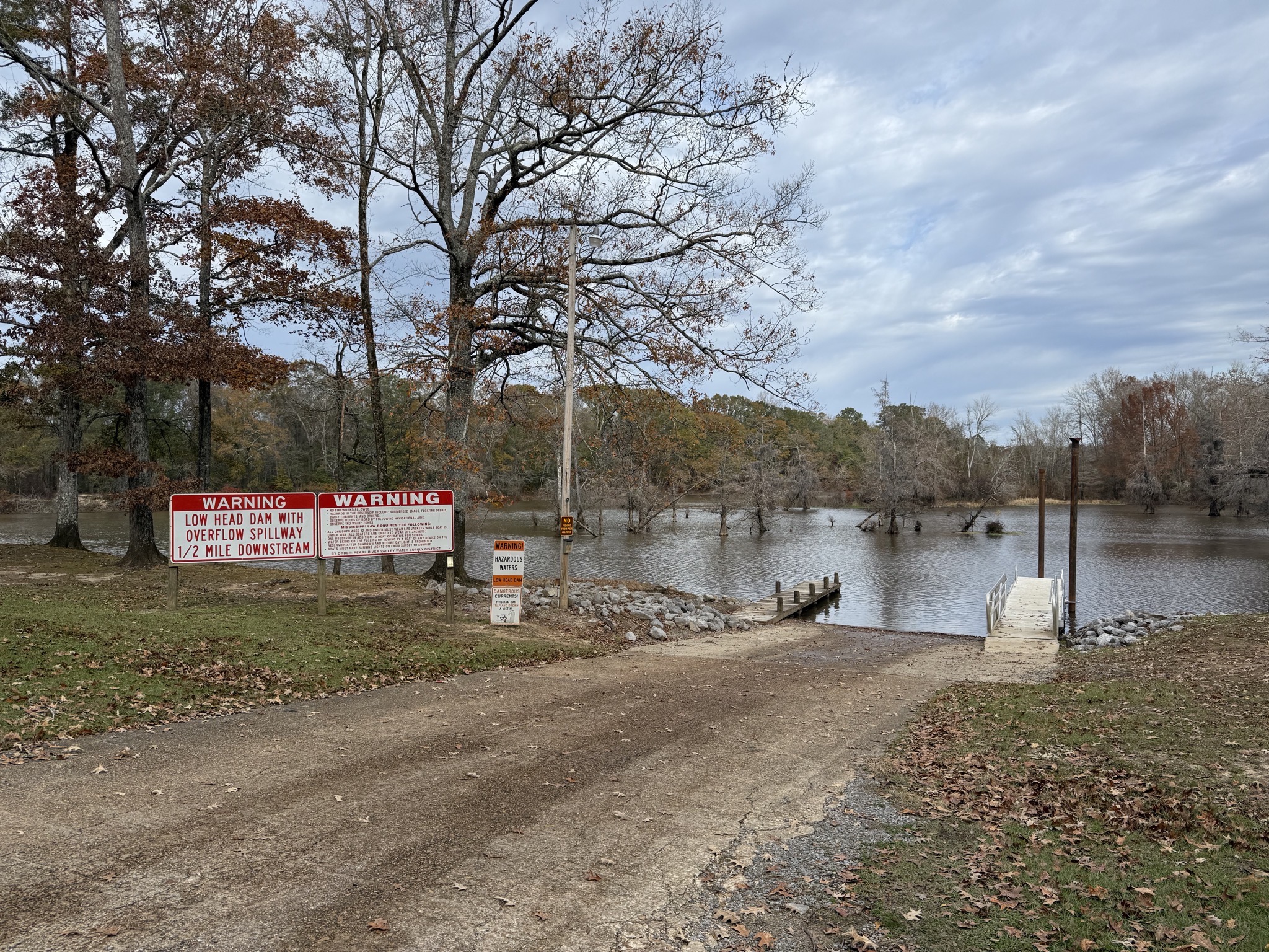 Boat ramp to Pearl River