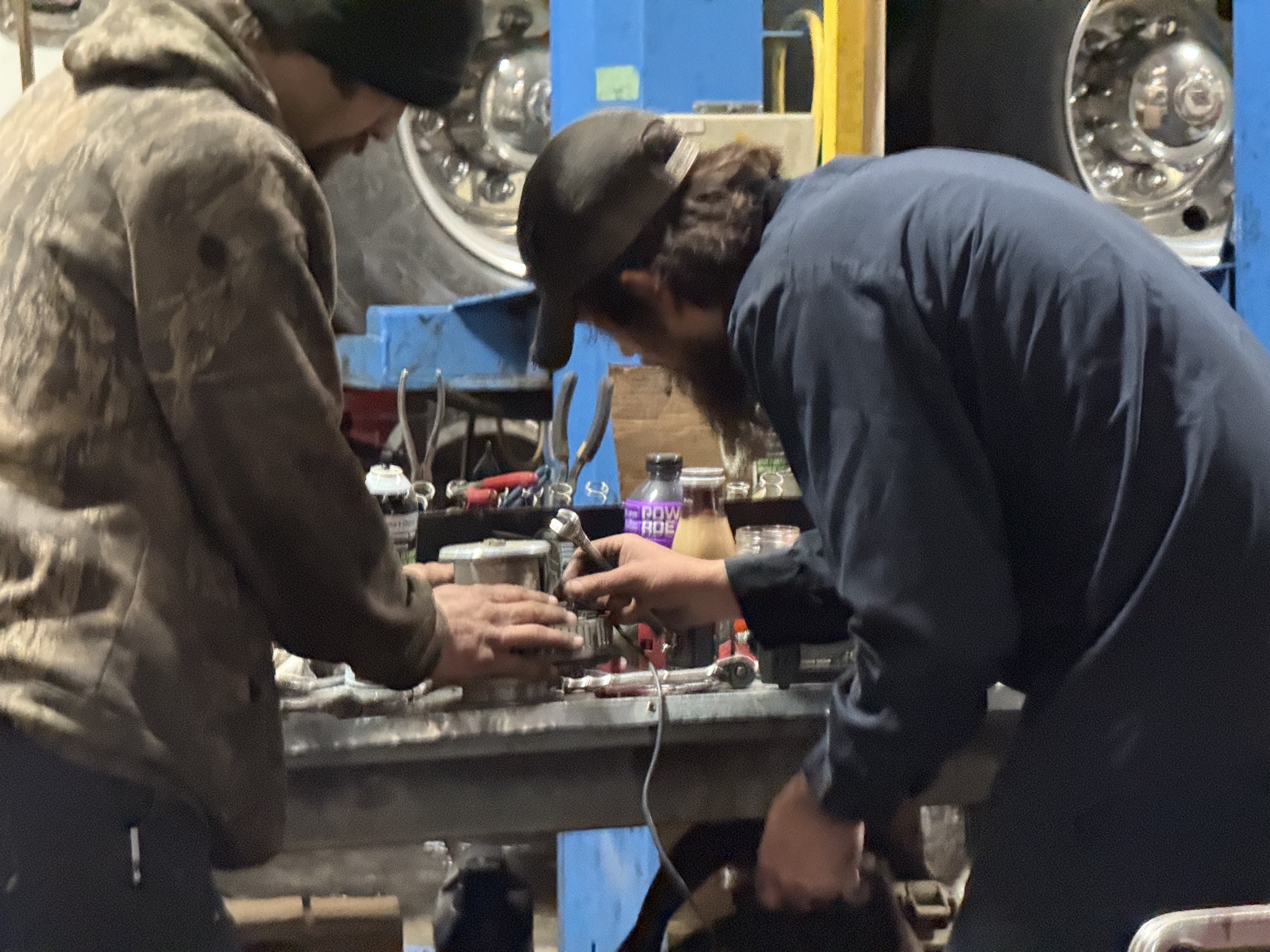 Rebuilding the clutch assembly
