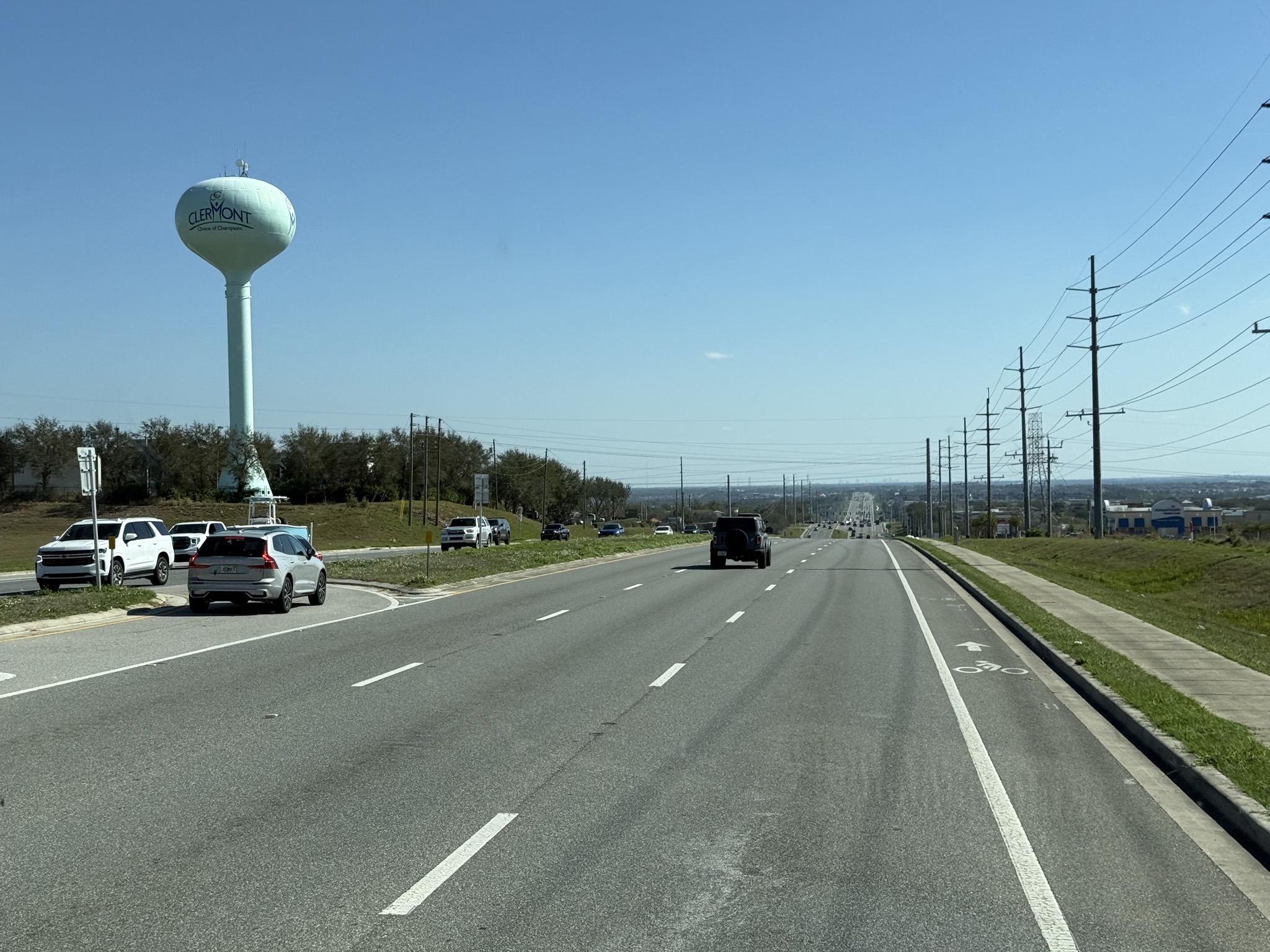 Clermont water tower