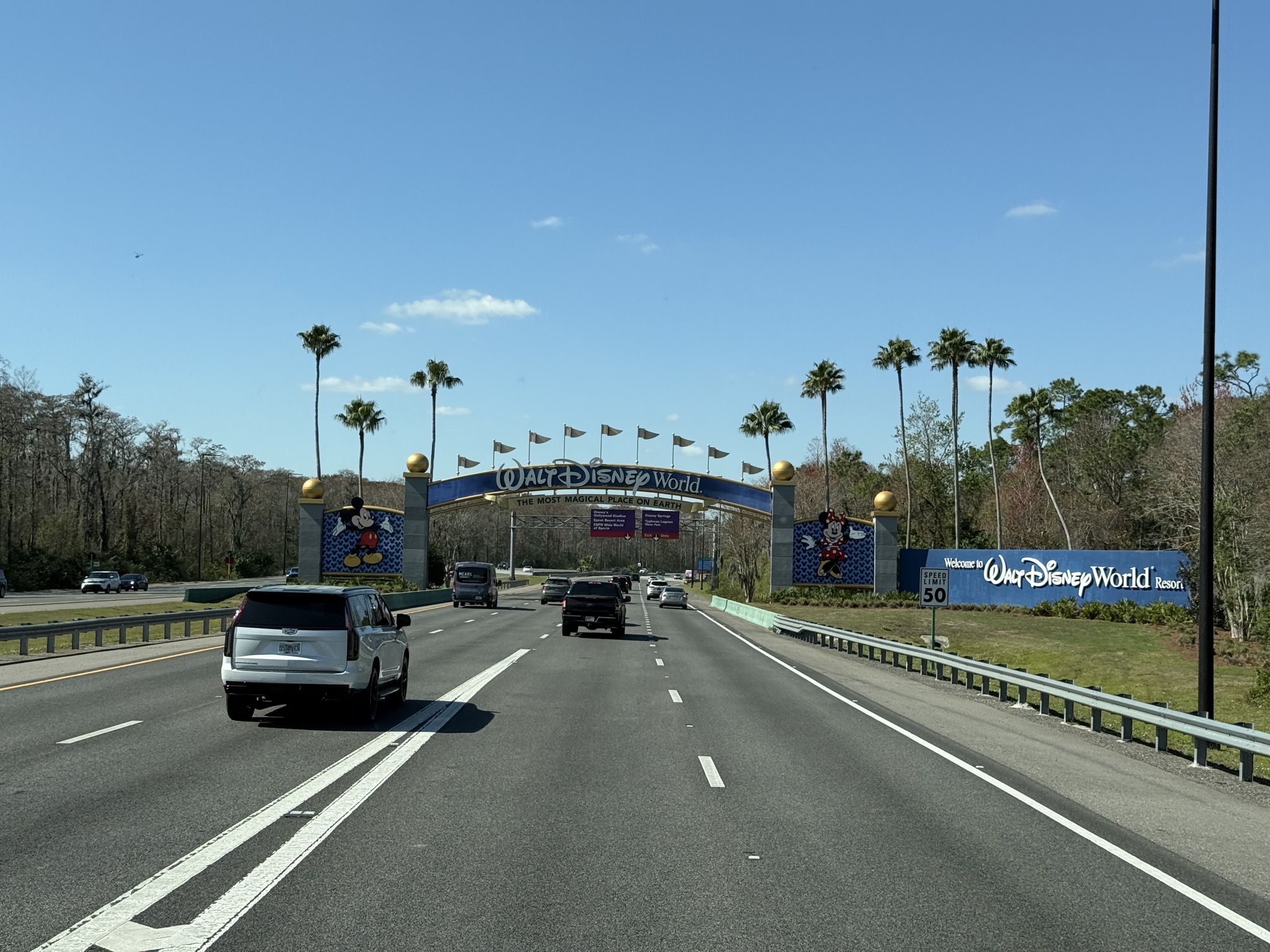 Entering Walt Disney World