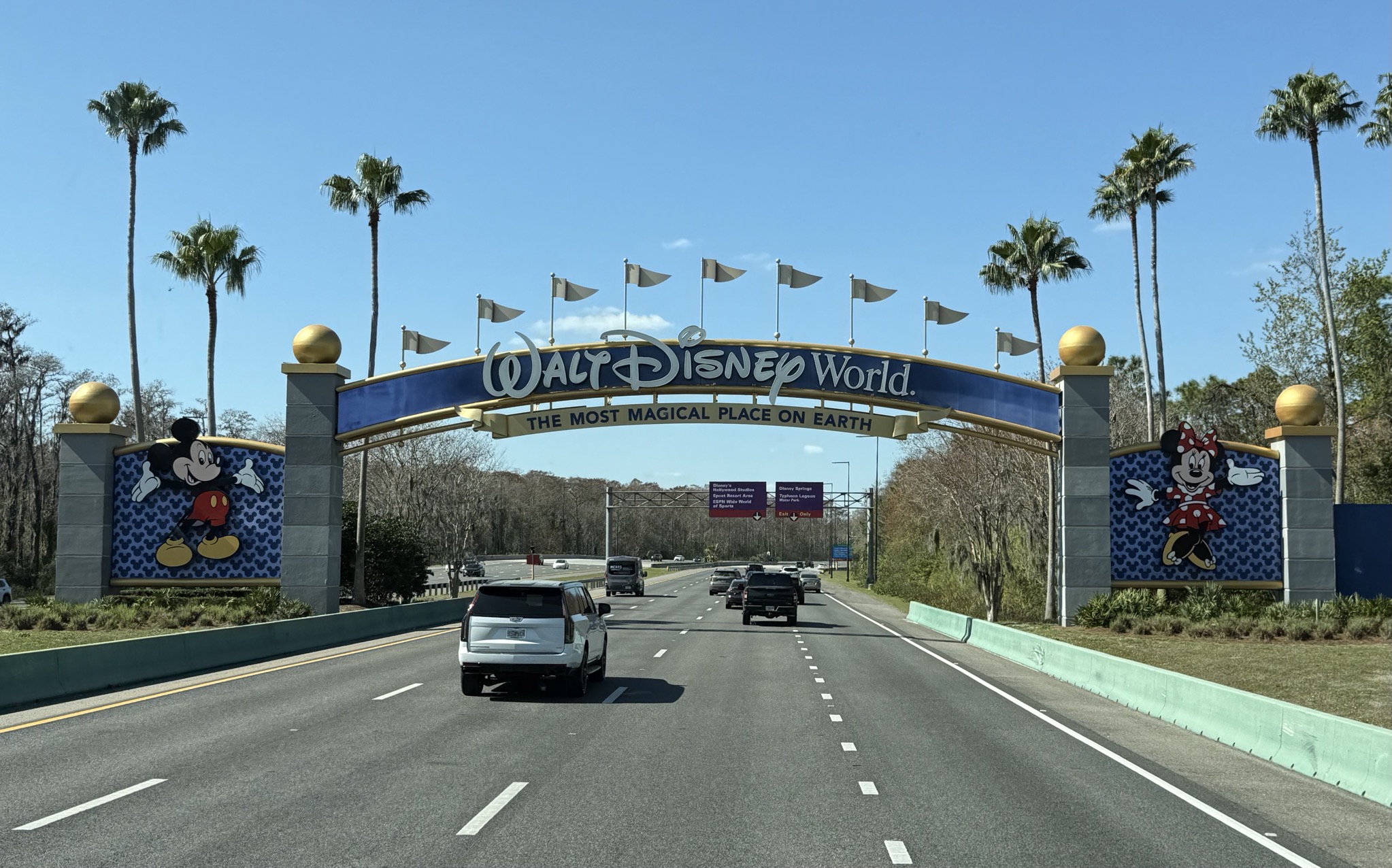 Entering Walt Disney World