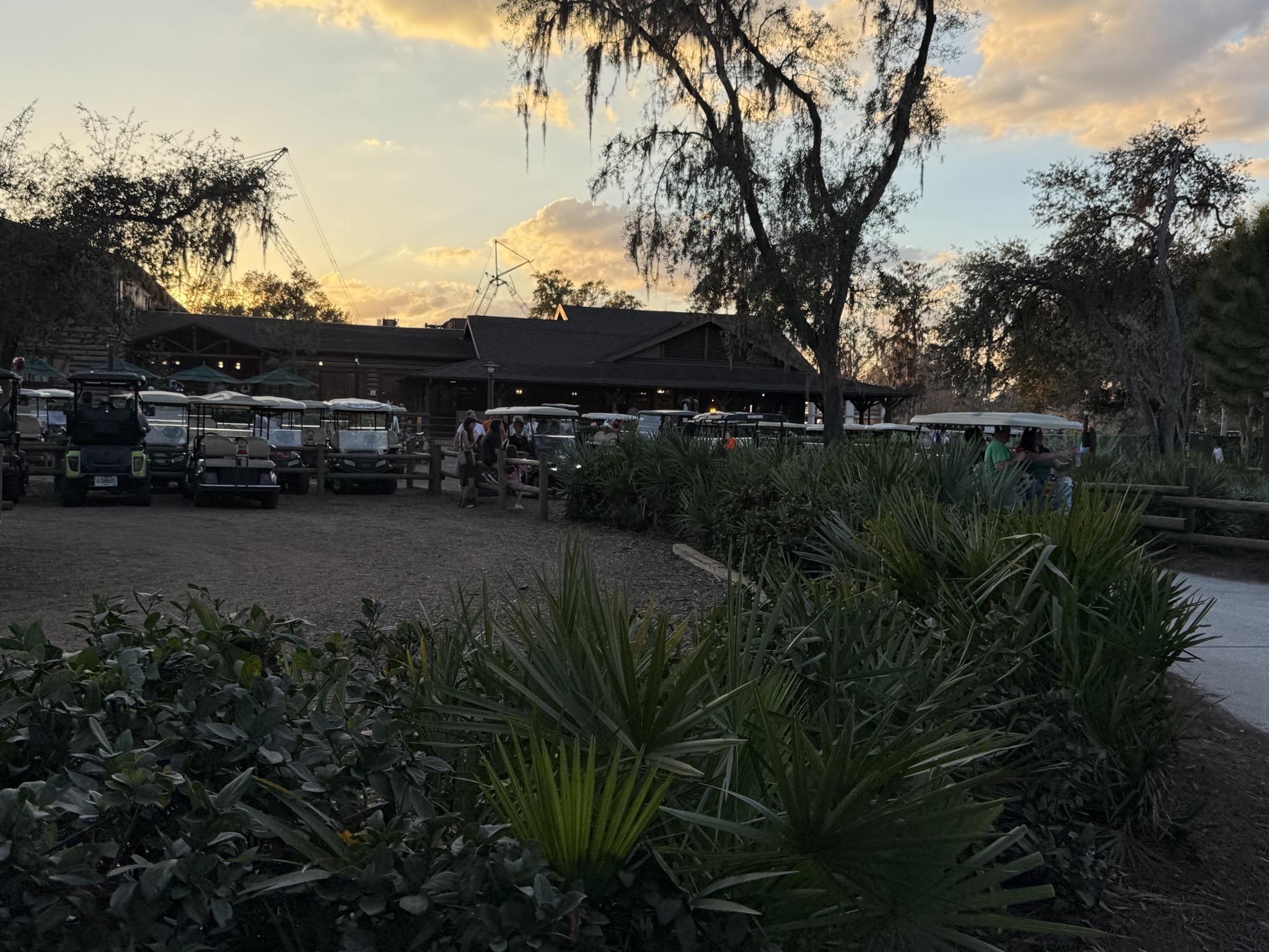 Golf cart parking