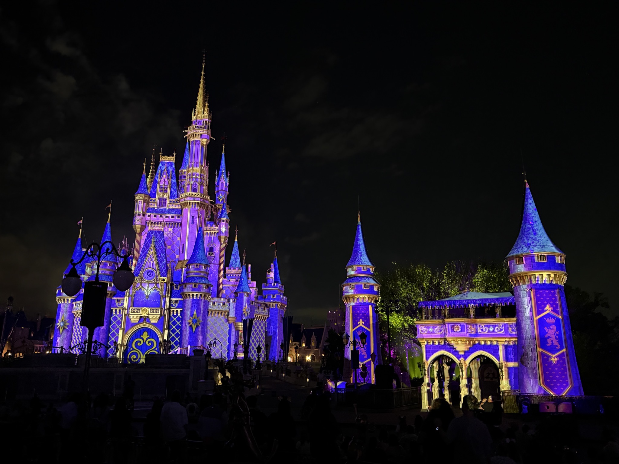 Fireworks and light show