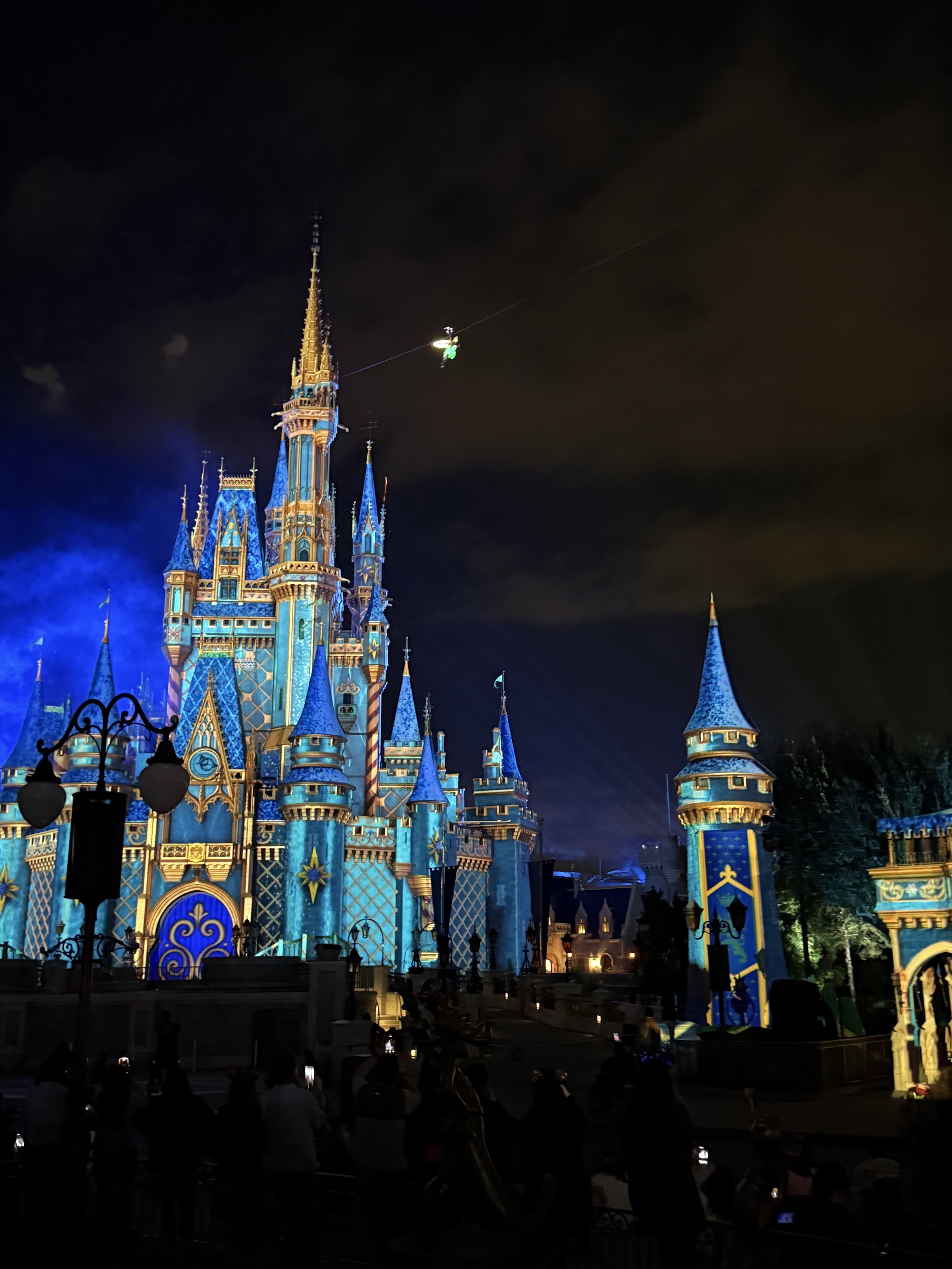 Fireworks and light show