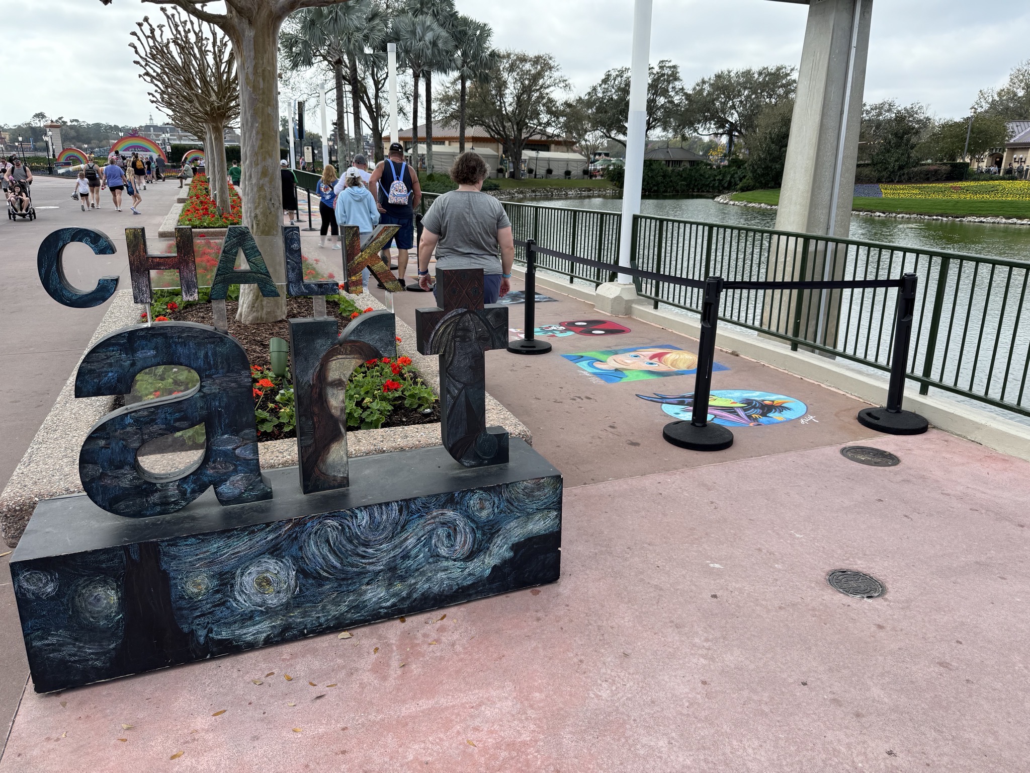 Chalk art
