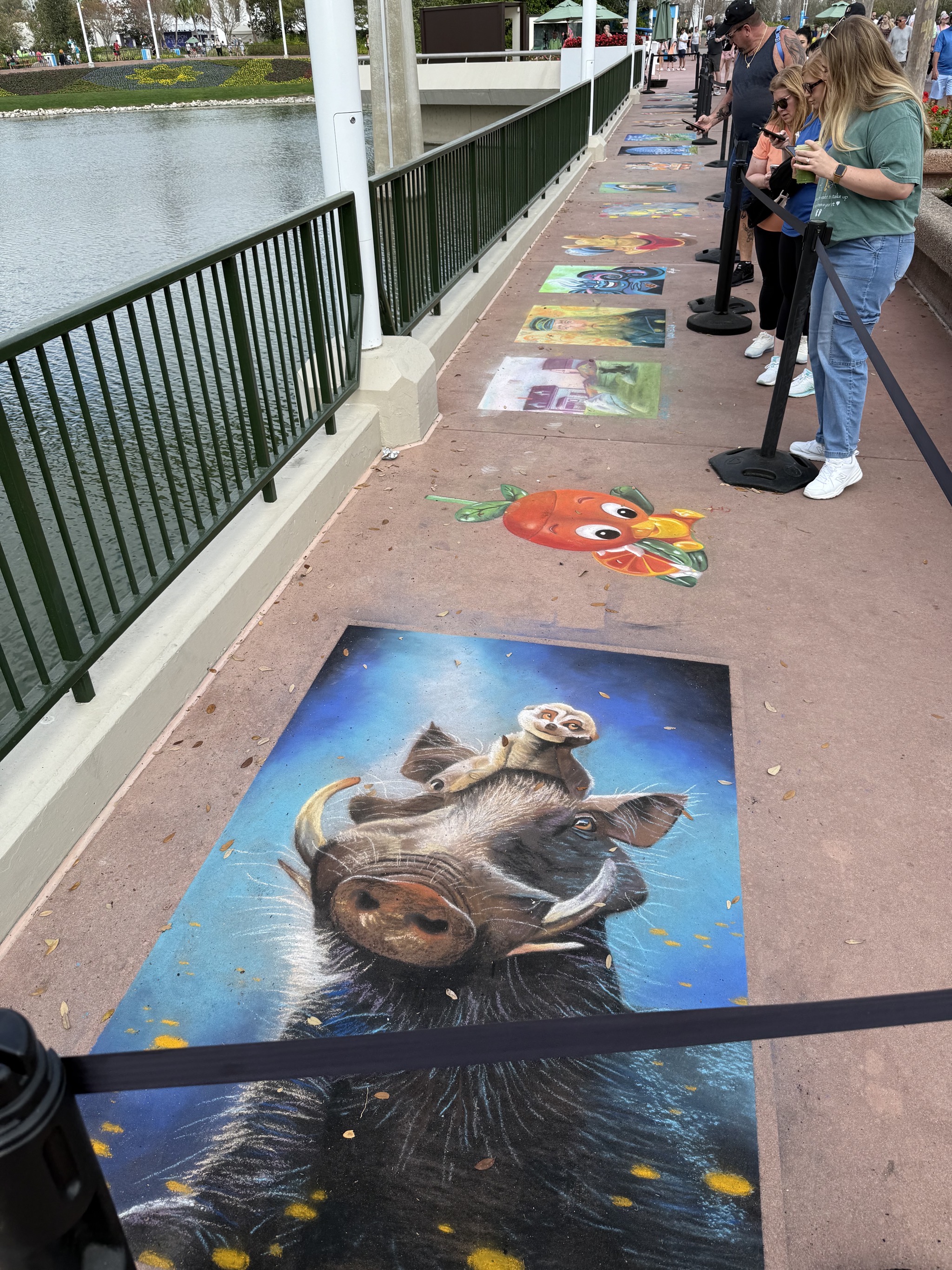 Chalk art