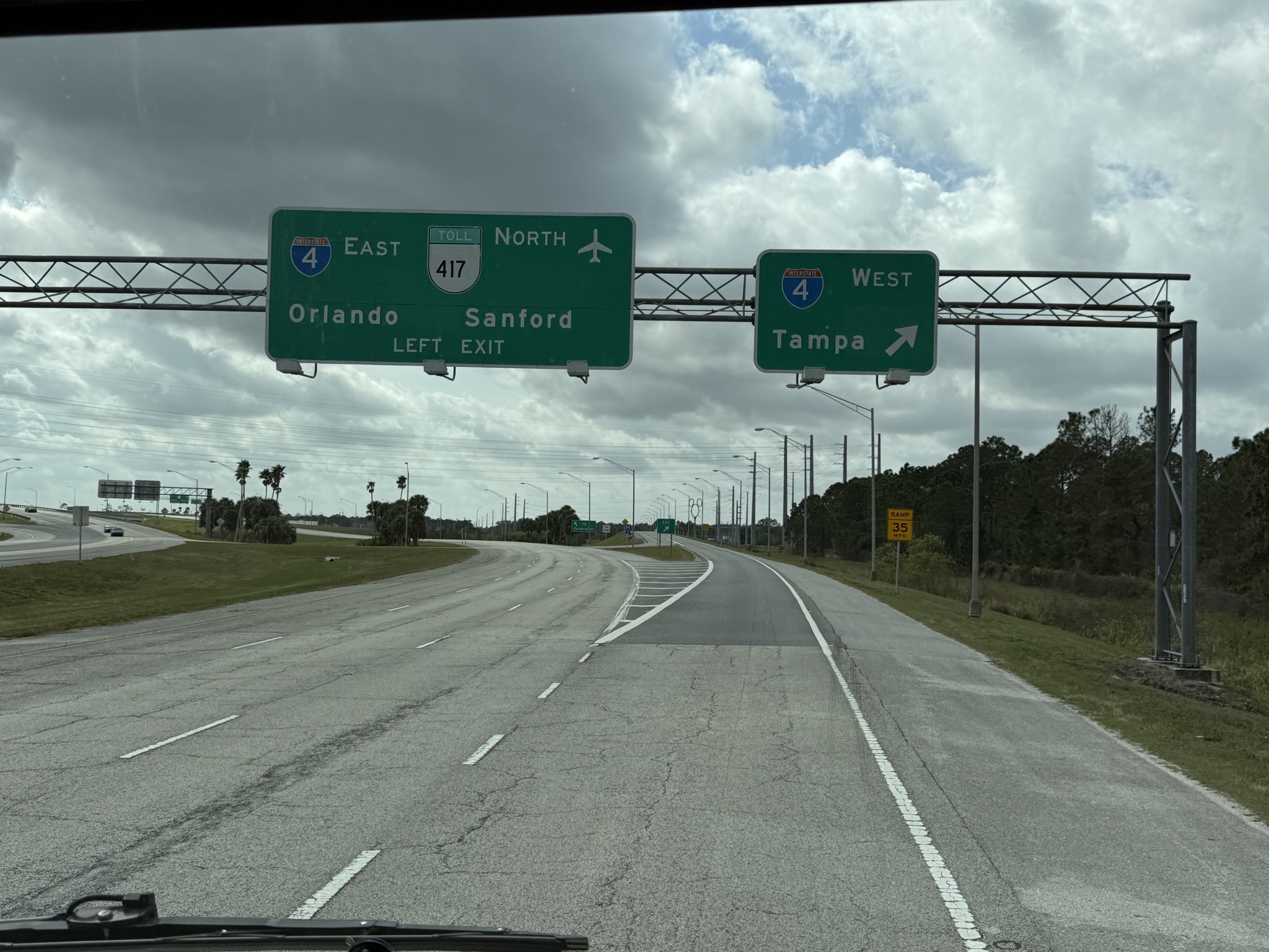 Exit to I-4 East